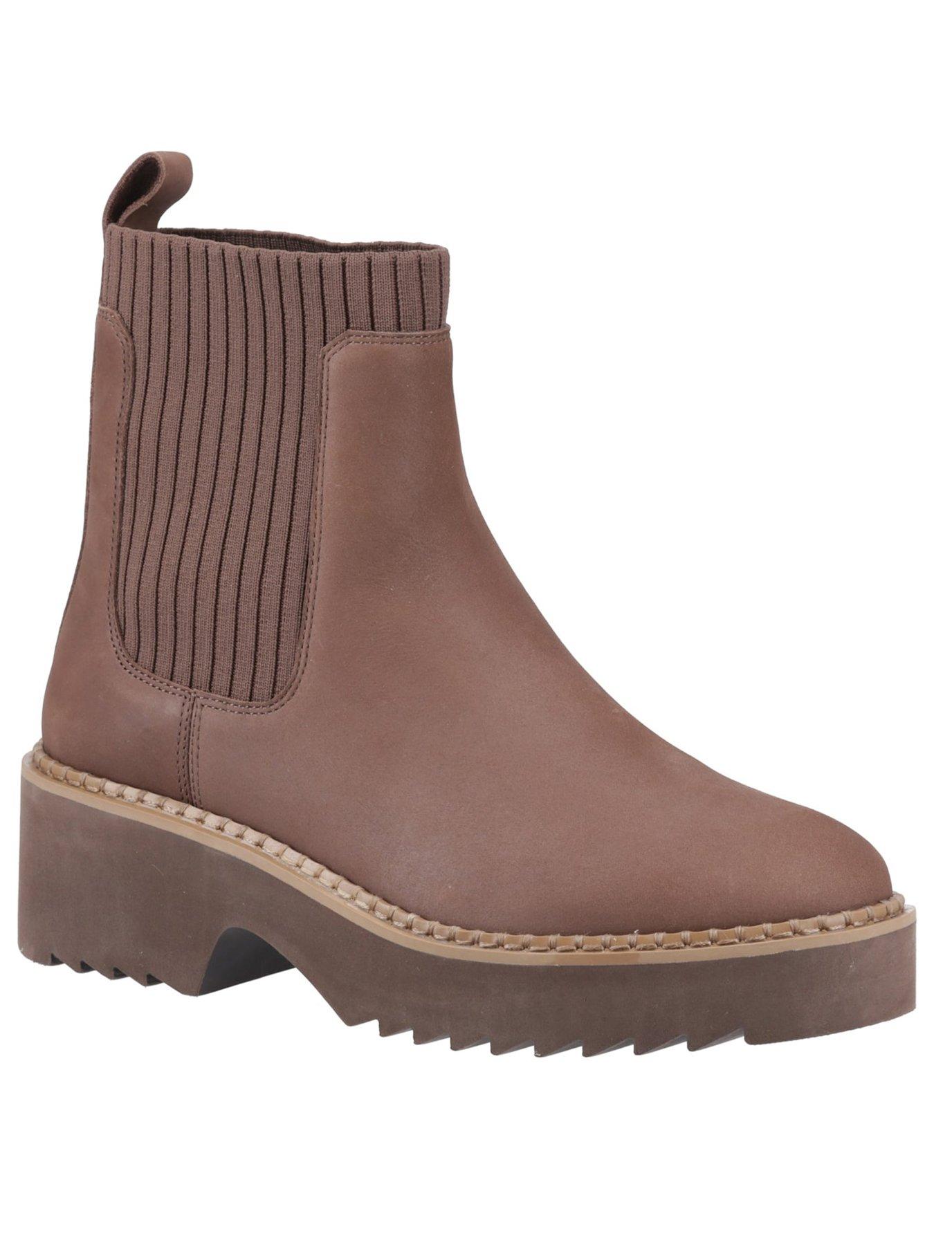 stillFront image of toms-millie-water-resistant-leather-boot-brown