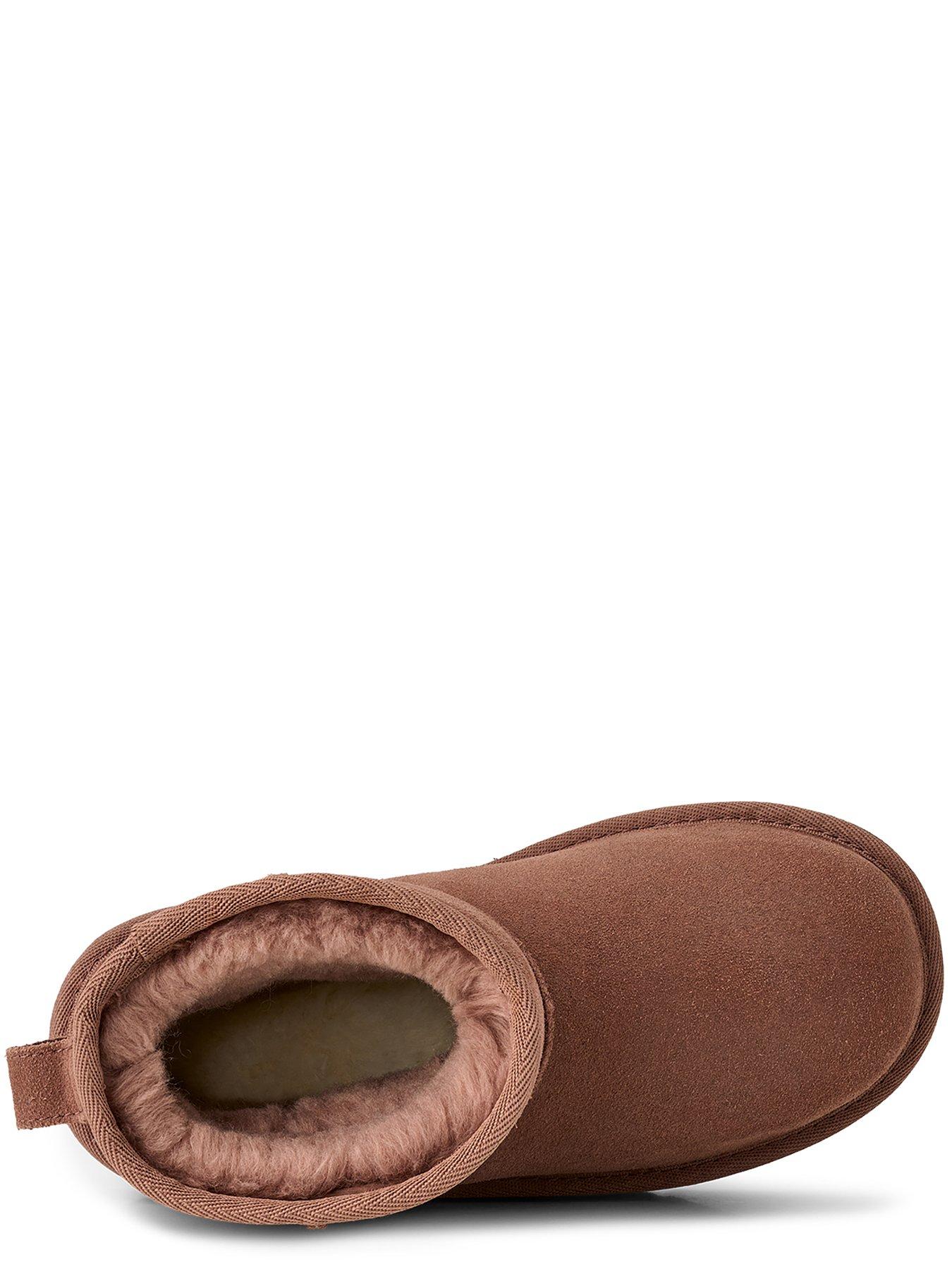  image of ugg-junior-older-kids-classic-mini-platform-boots-rocky-oak