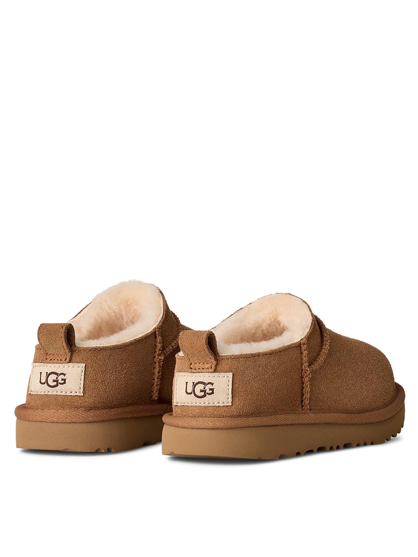  image of ugg-junior-older-kids-classic-micro-boots-chestnut