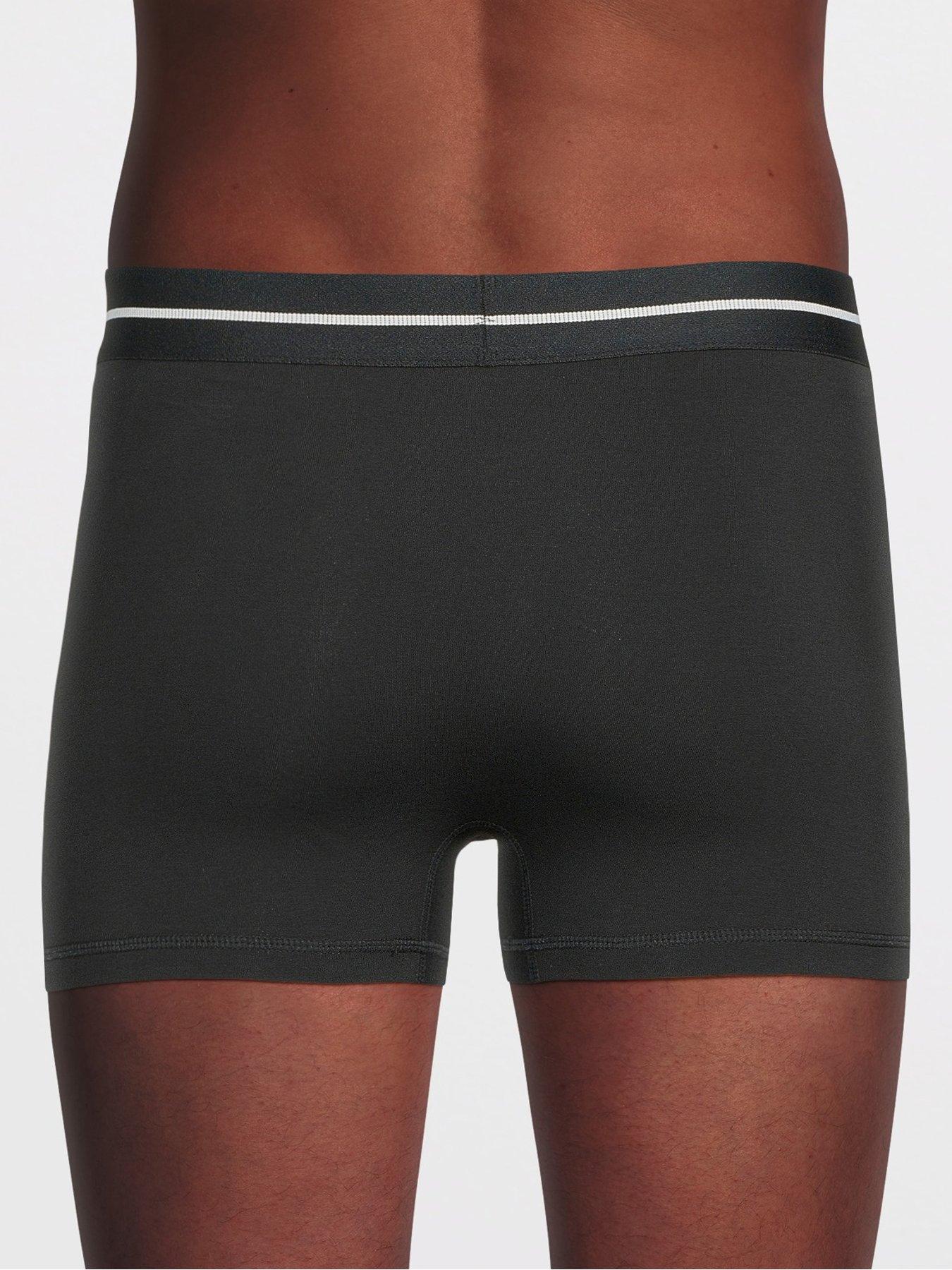 Image 3 of 3 of Ellesse Men's Ambria Trunks 3 Pack - Black