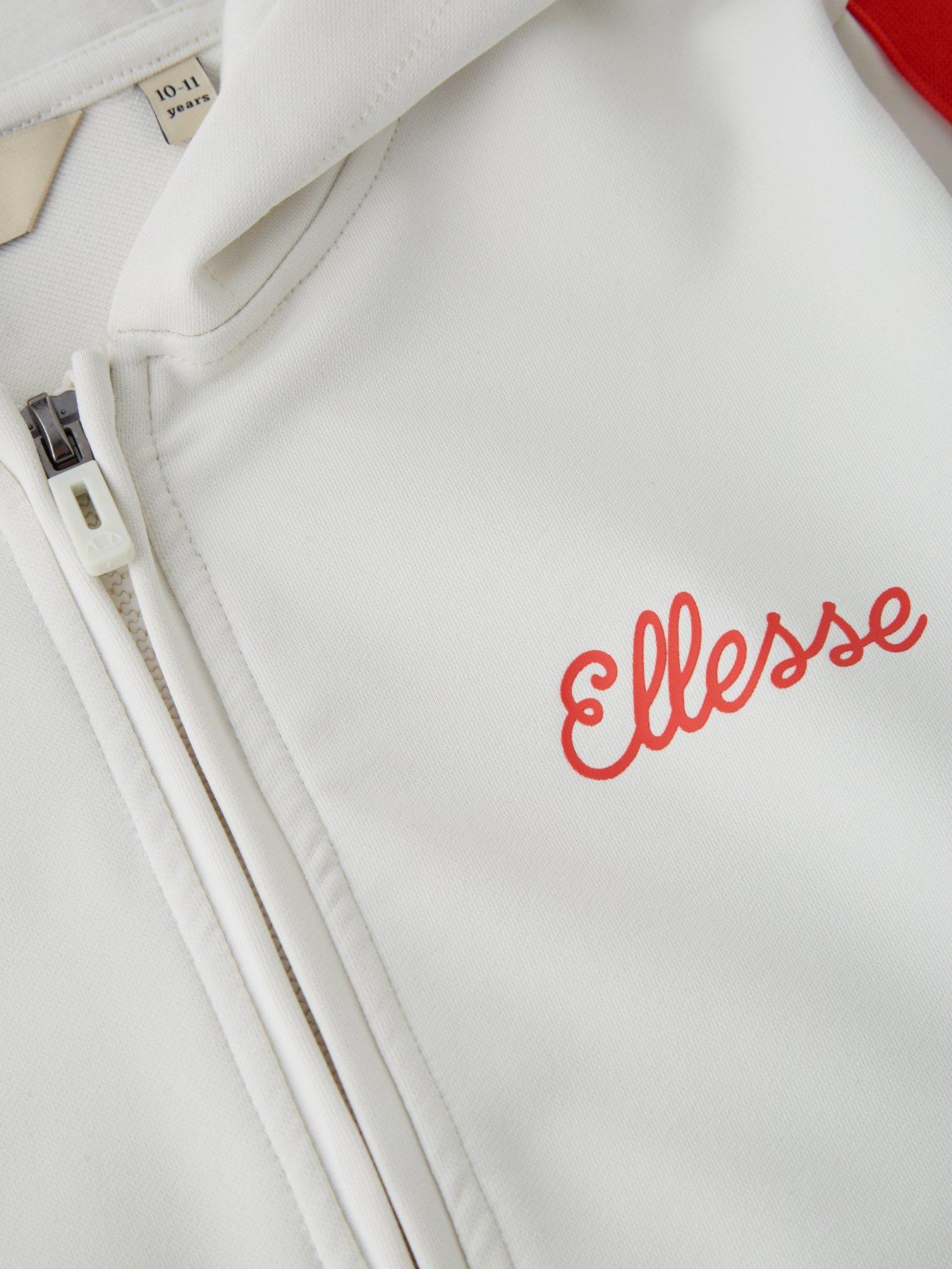Image 3 of 4 of Ellesse Junior Andosi Full Zip Hoodie - Off White