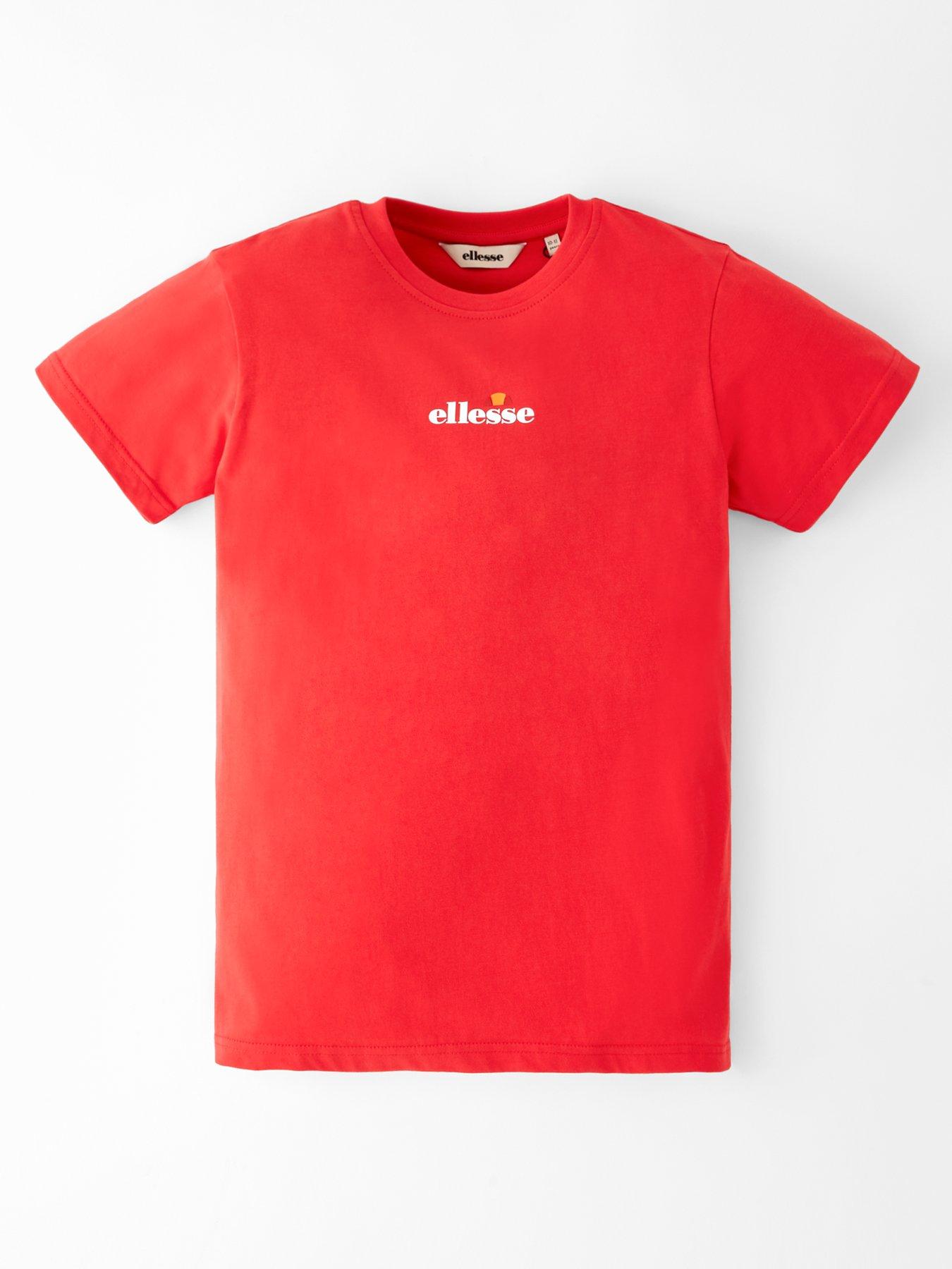 ellesse-junior-durare-2-t-shirt-red