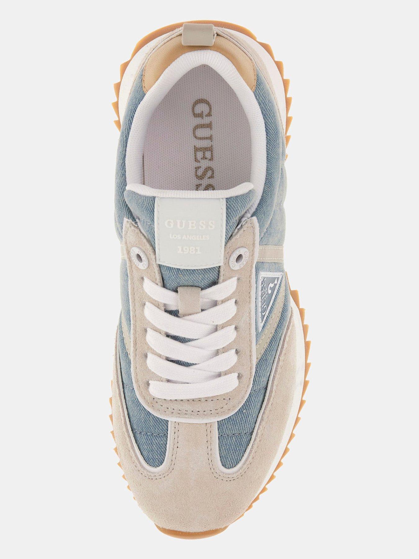 Image 4 of 5 of Guess Bail Denim Sneaker - Blue