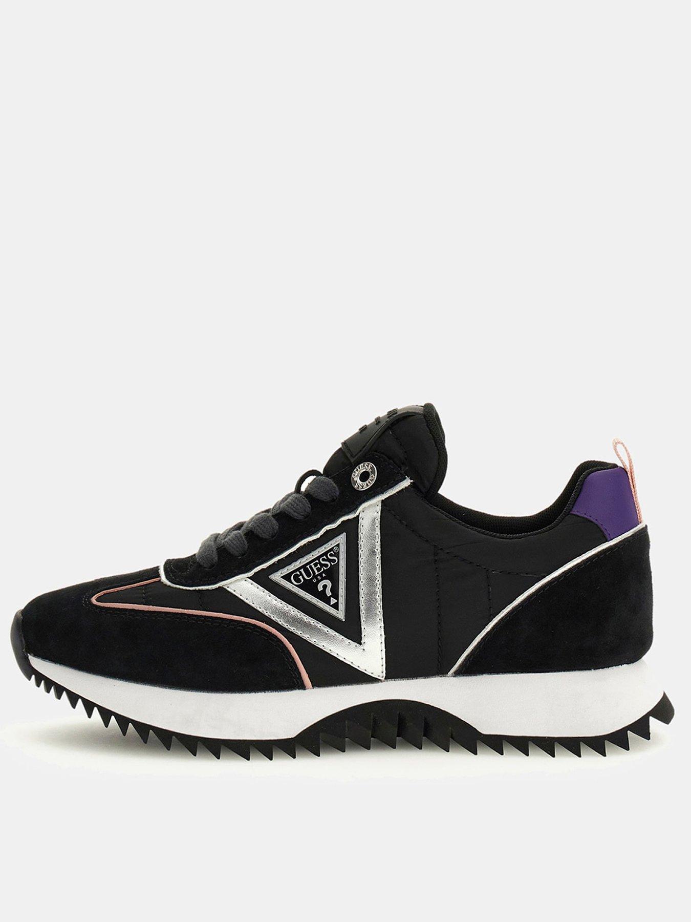undefined Bail Nylon Suede Sneaker - Black