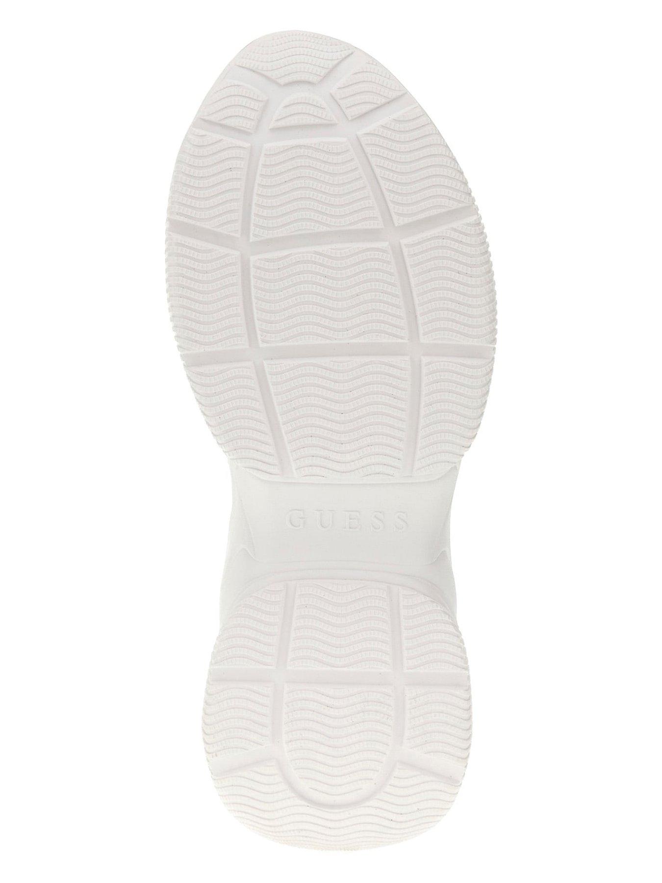 Image 5 of 5 of Guess Hapyy4 Chunky Platform Trainer - White