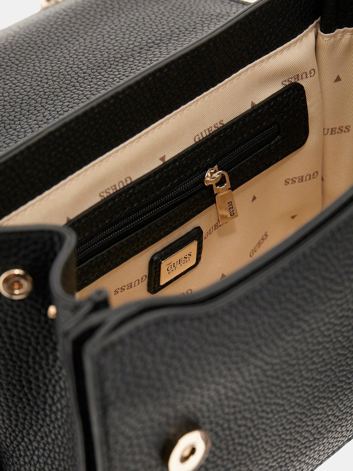Image 4 of 4 of Guess Calista Convertible Crossbody Flap - Black