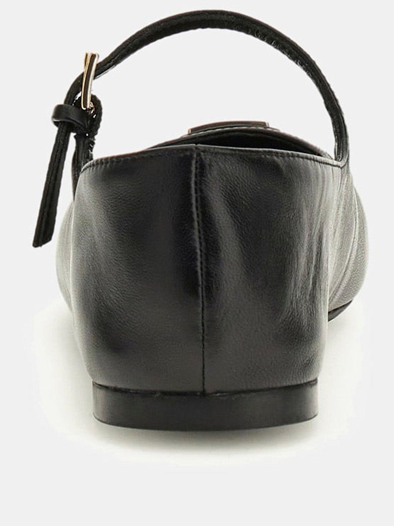  image of guess-kalida-logo-ballet-pump-black