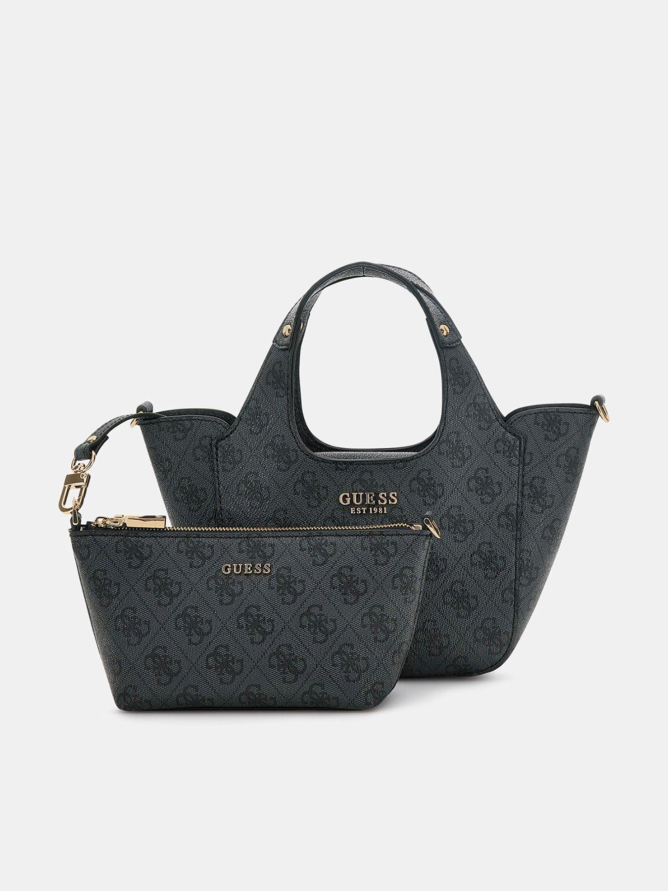 Image 1 of 5 of Guess Calista 2 In 1 Mini Tote - Grey