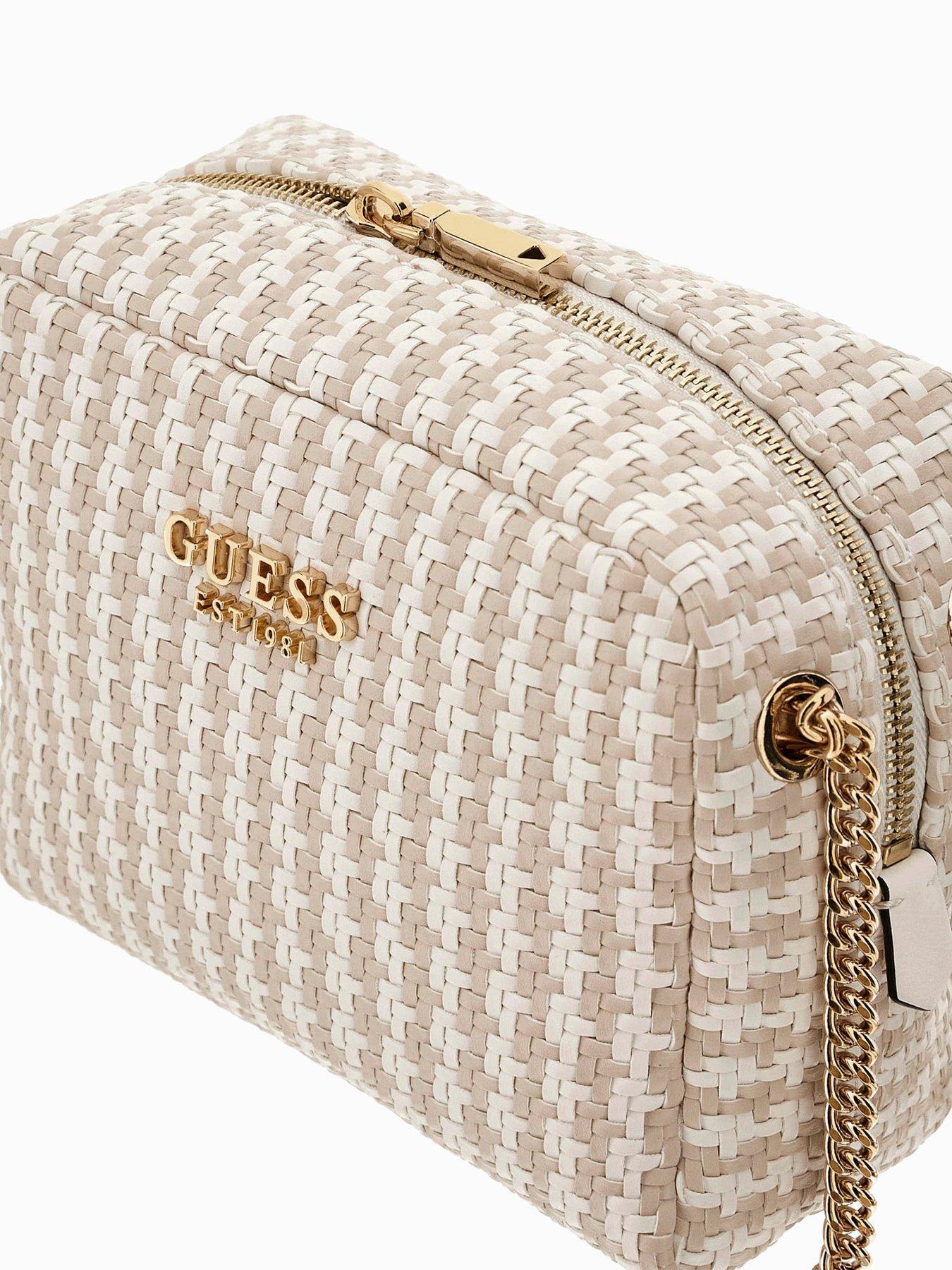 Image 5 of 5 of Guess Mirema Camera Crossbody - White