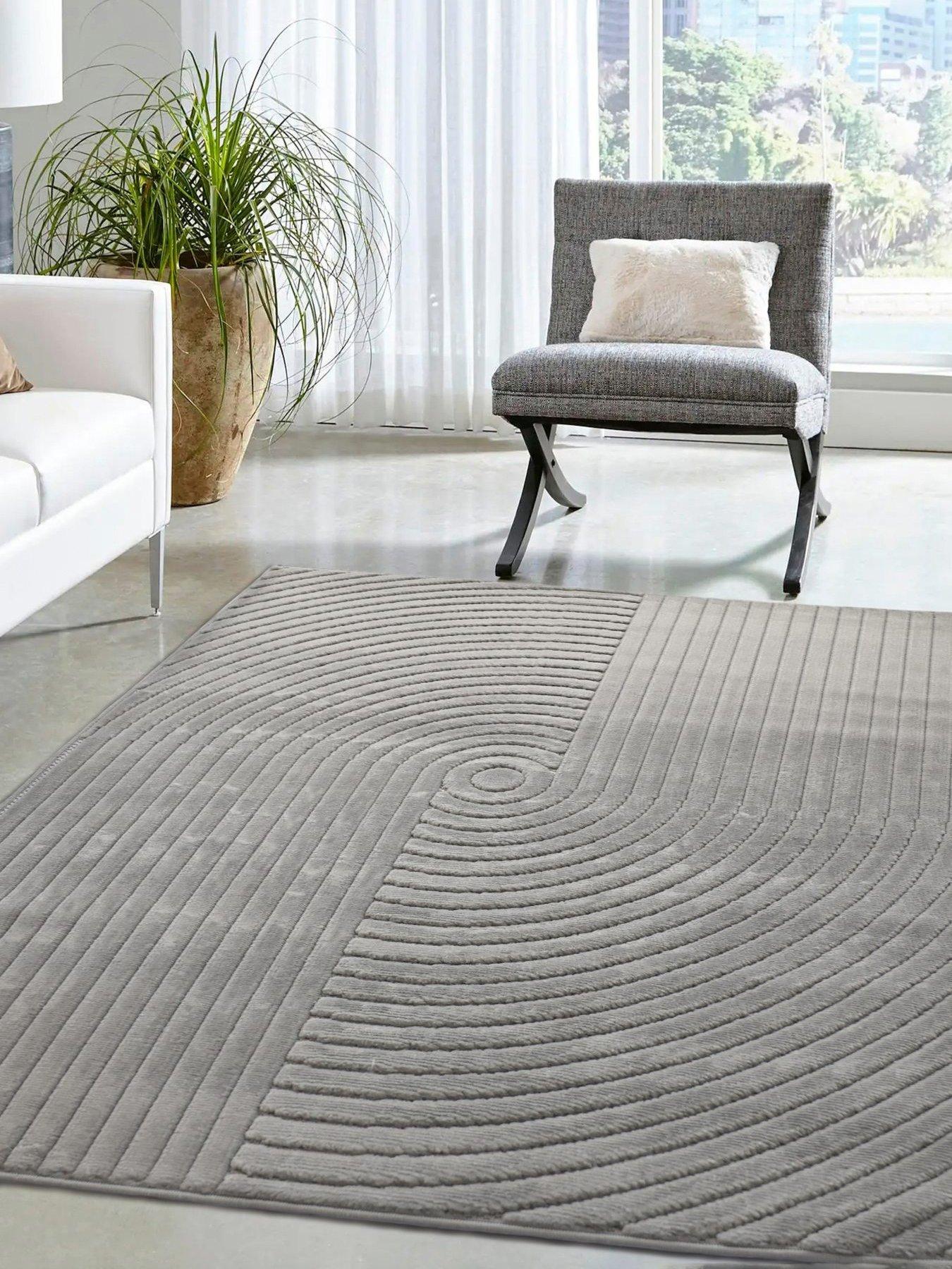 Image 1 of 4 of The Very Collection Intaliata Malmo Rug - Grey