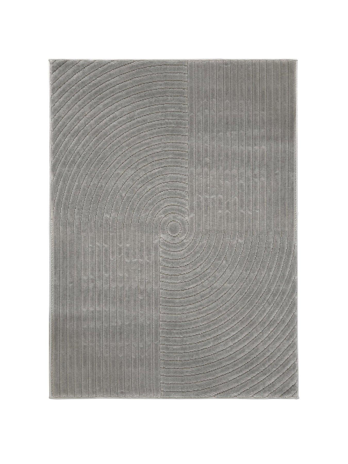 Image 2 of 4 of The Very Collection Intaliata Malmo Rug - Grey