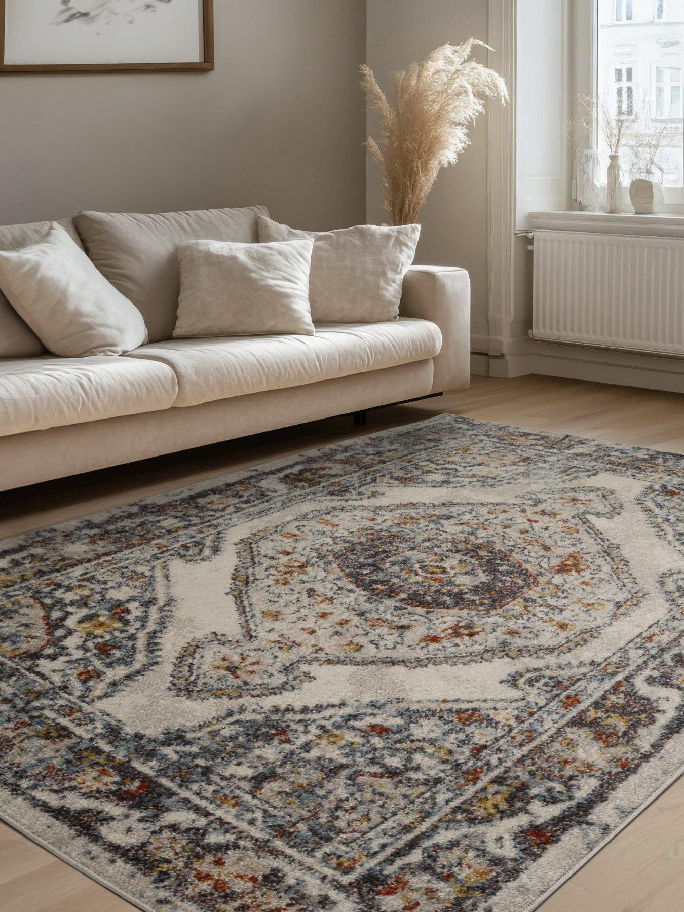 undefined Juno Beige Medallion Rug 160x230cm