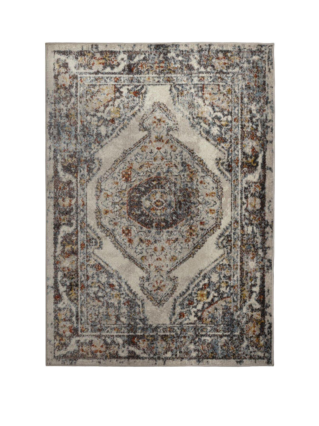 Image 2 of 4 of Very Home Juno Beige Medallion Rug 160x230cm