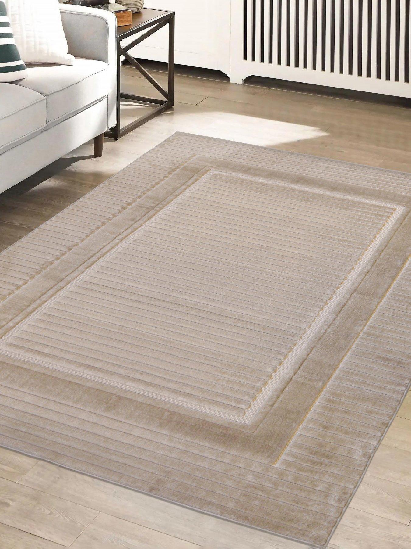  image of the-very-collection-malmo-border-rug-natural