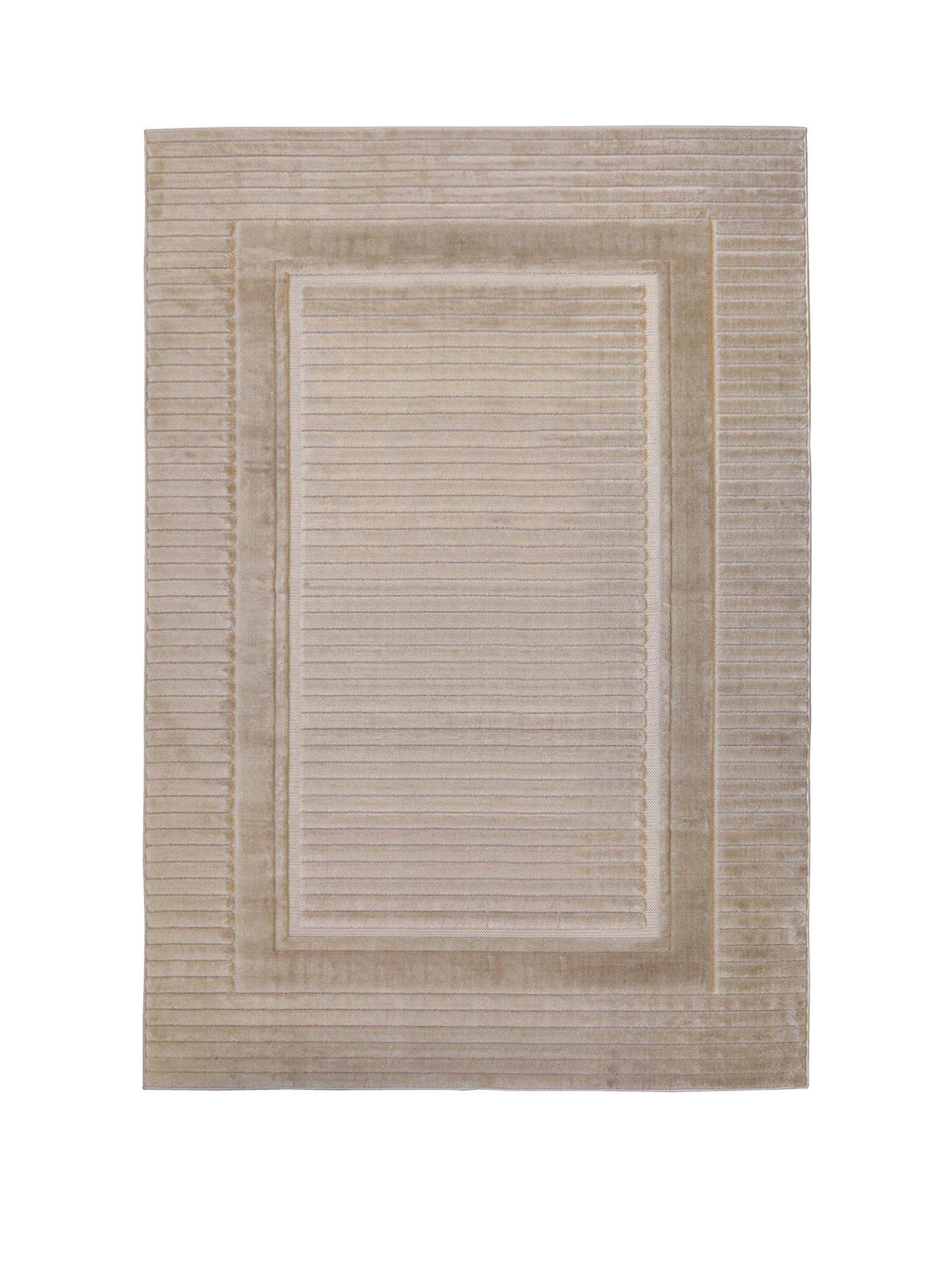  image of the-very-collection-malmo-border-rug-natural