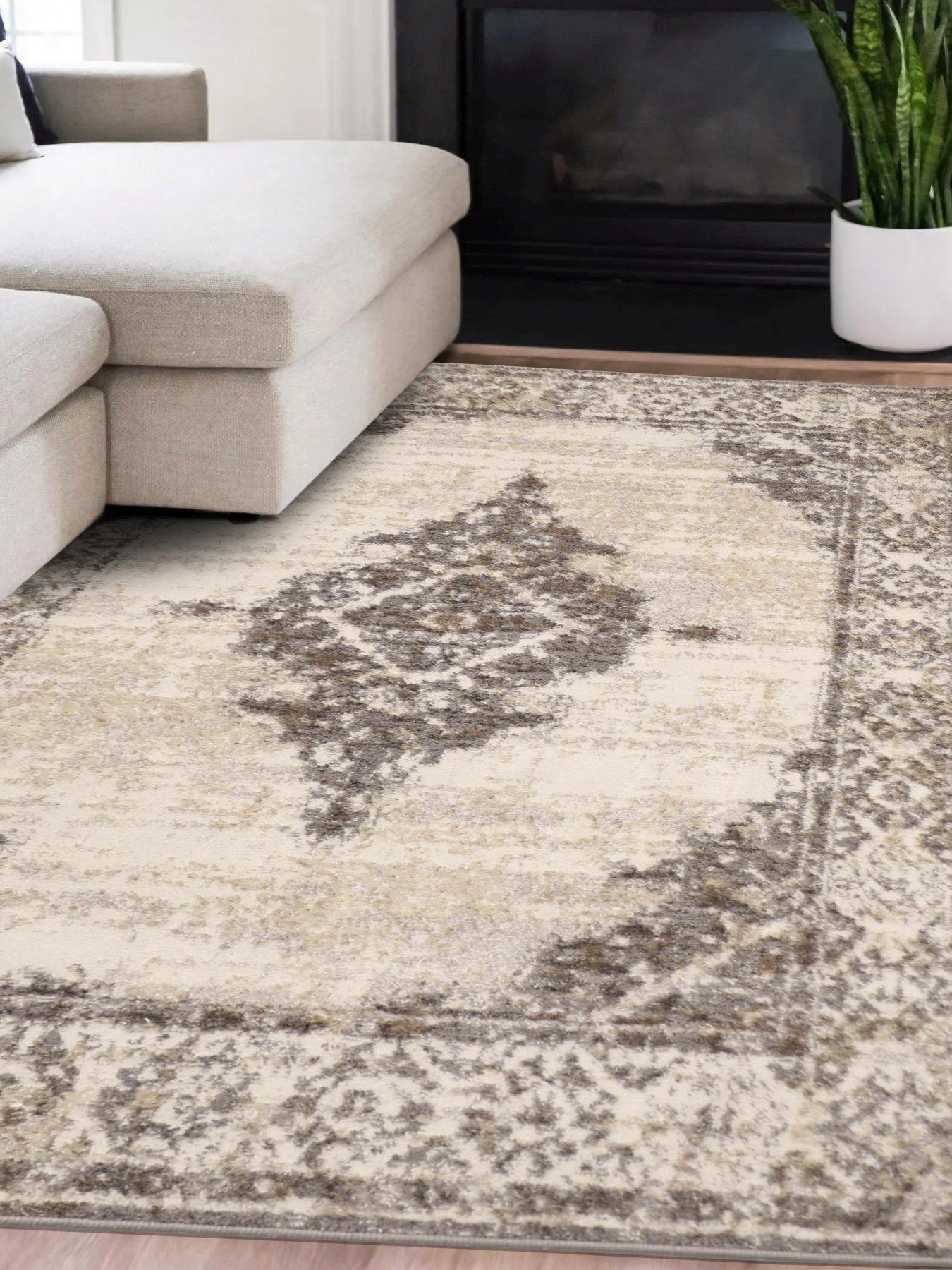 The Very Collection Cadiz Traditional Rug - Grey