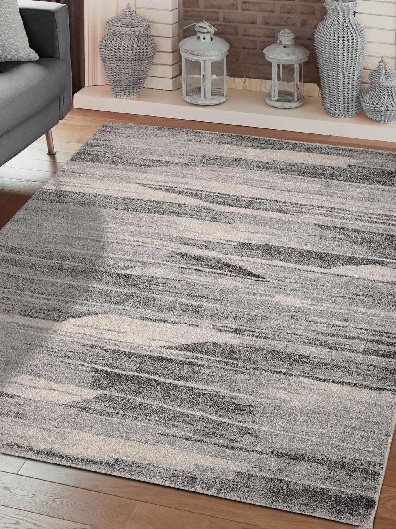 The Very Collection Freya Abstract Rug - Grey