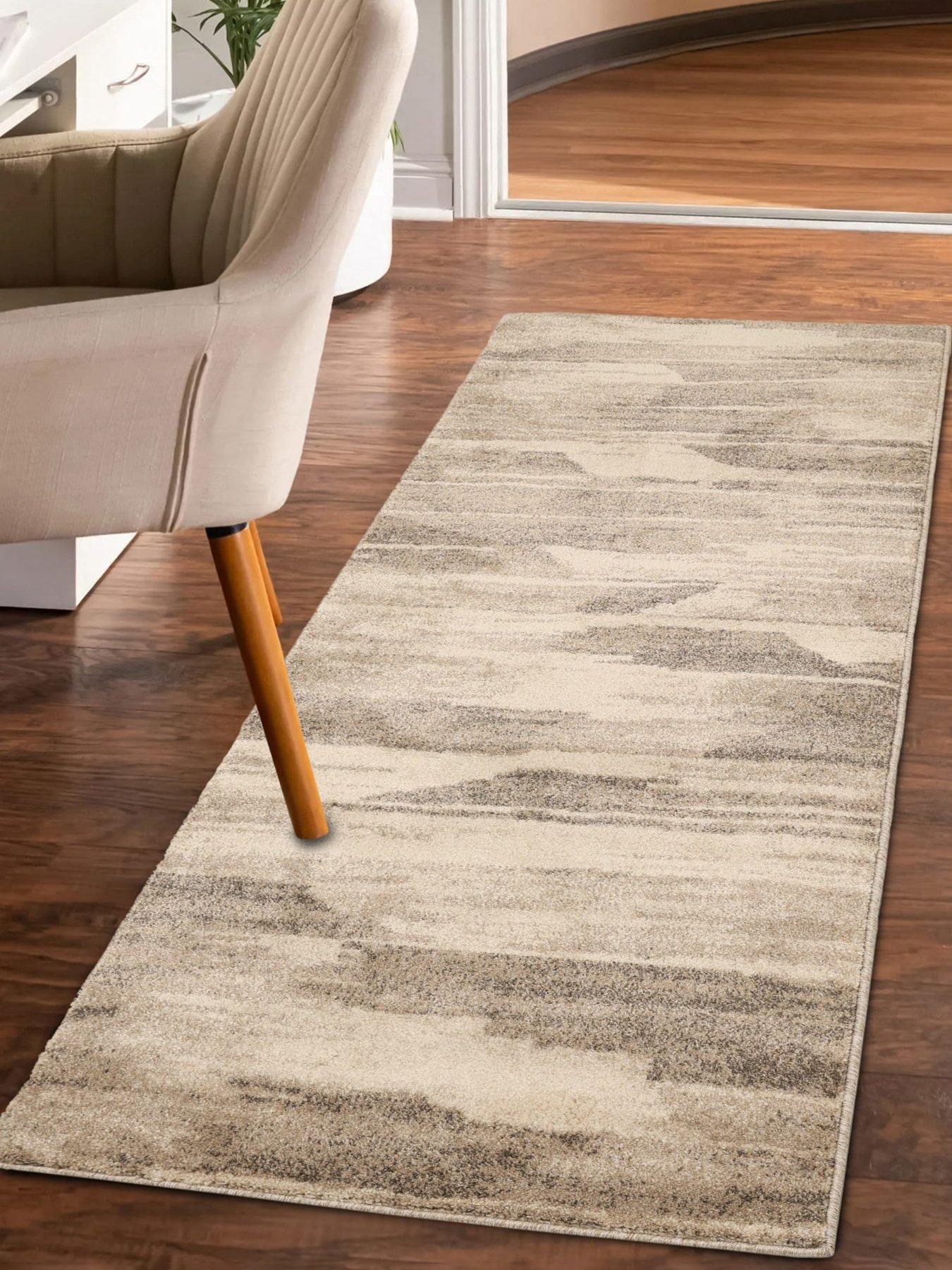 Very Home Freya Abstract Runner - Natural