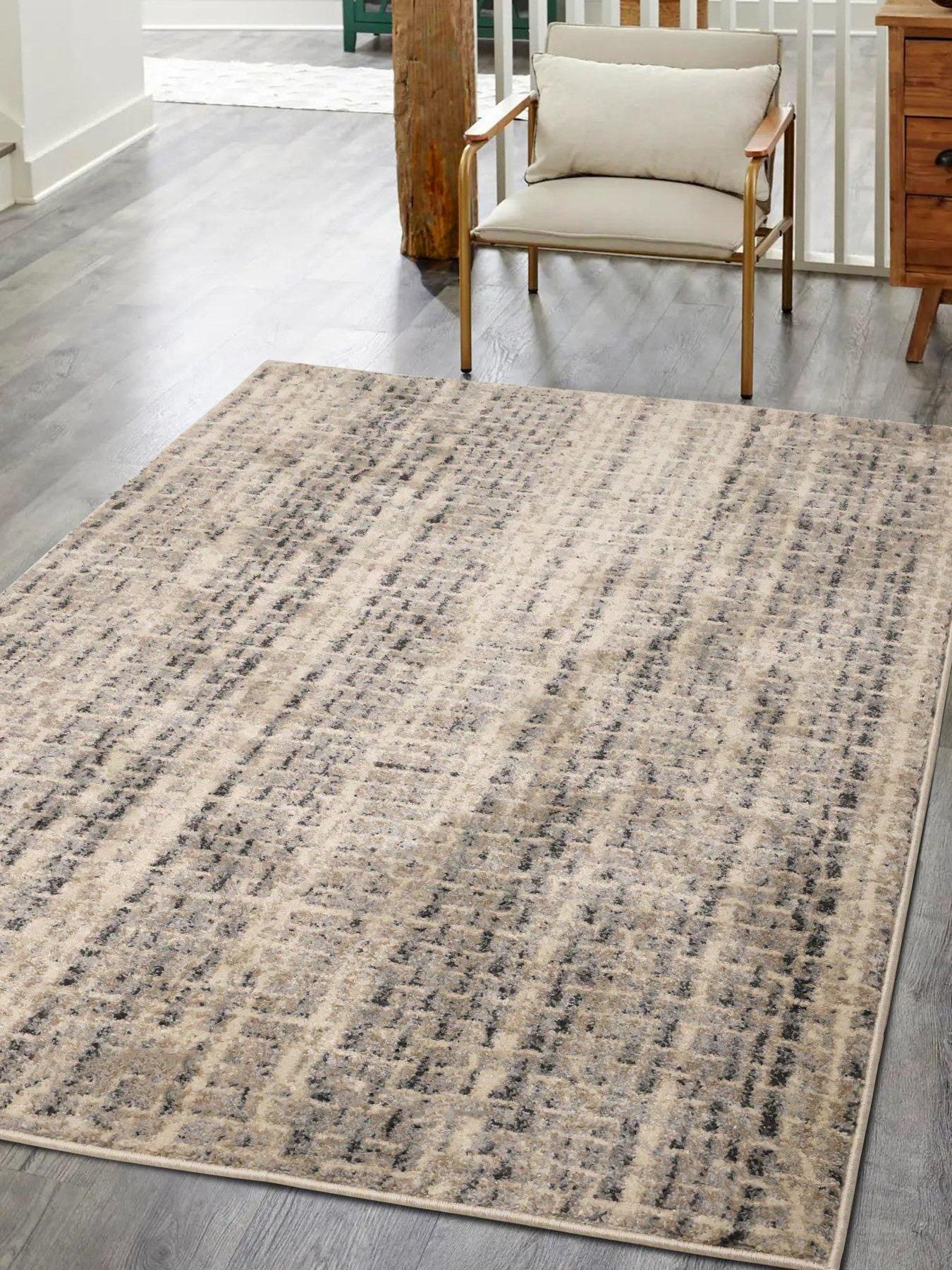 Image 1 of 4 of Very Home Freya Textured Rug - Blue