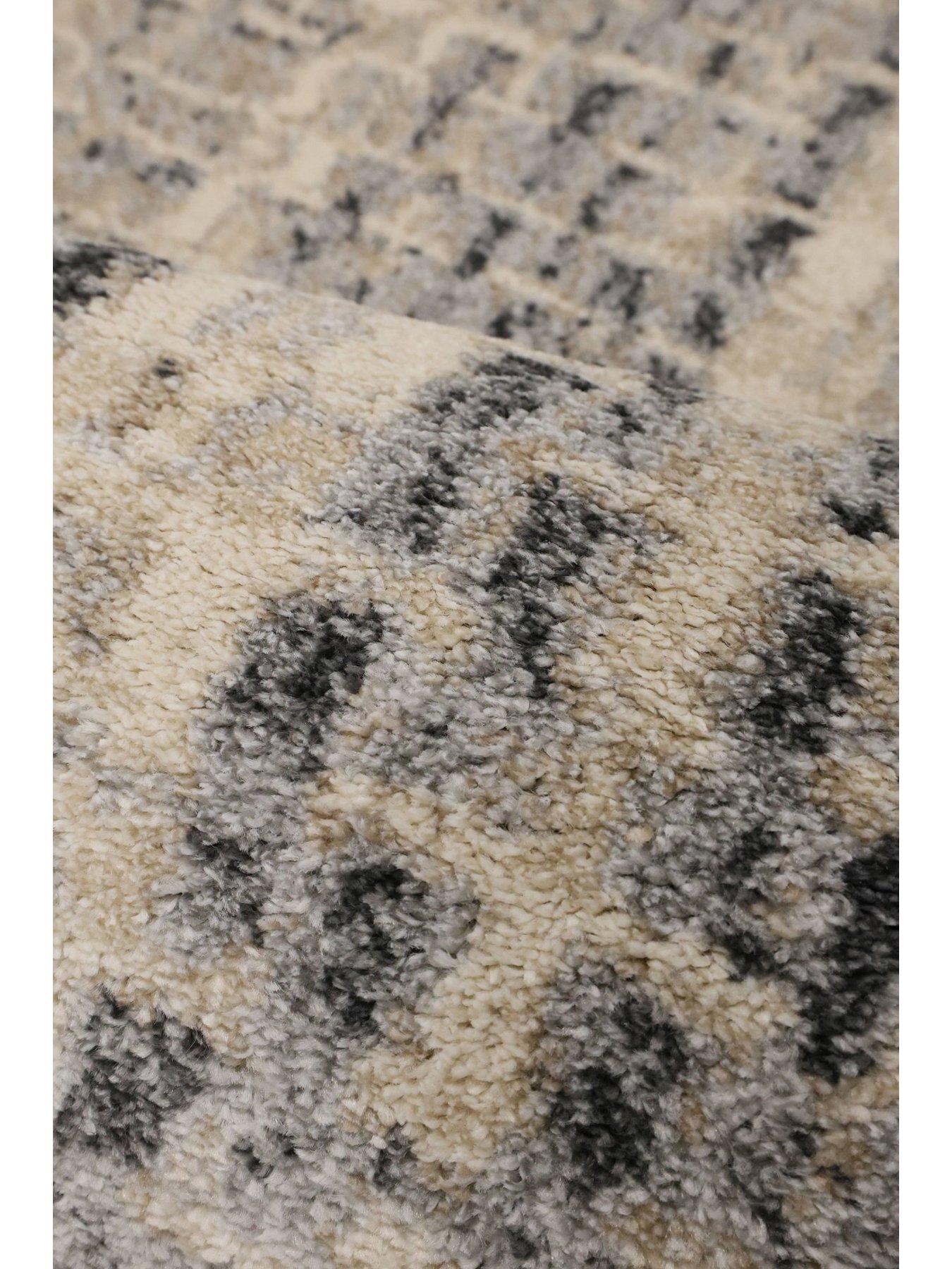  image of the-very-collection-freya-textured-rug-blue