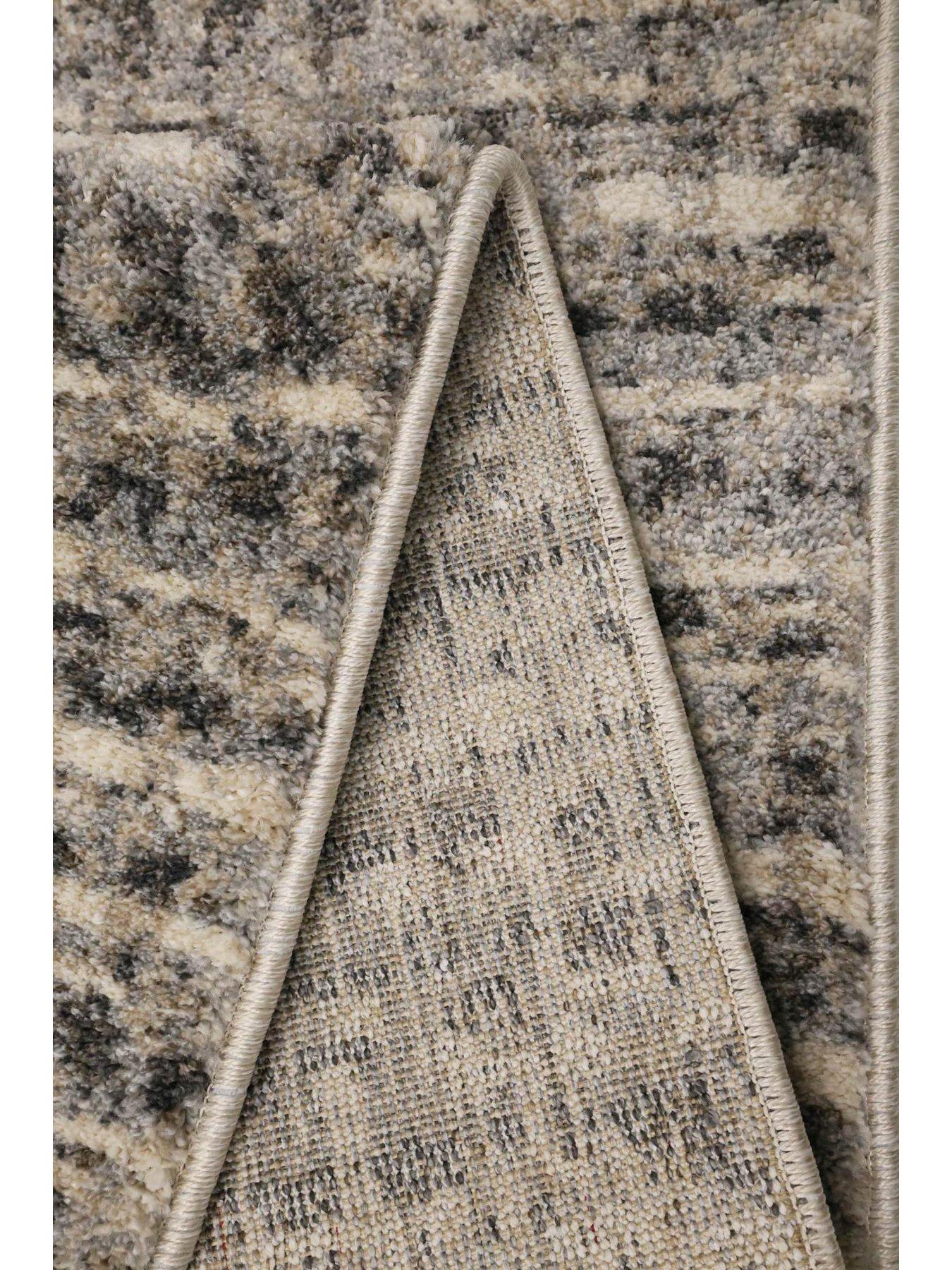 Image 4 of 4 of Very Home Freya Textured Style Rug - Grey