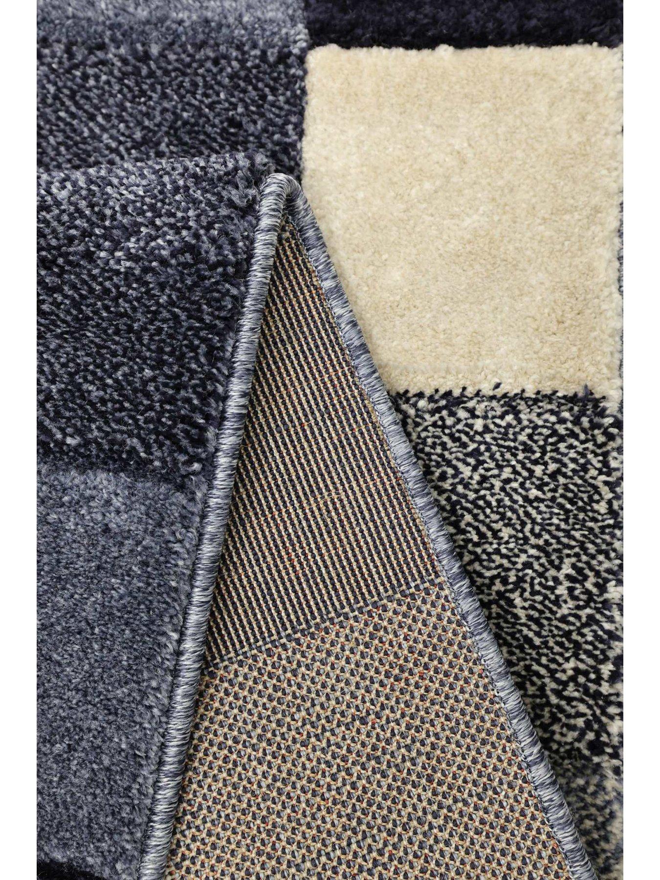 Image 4 of 4 of The Very Collection Newport Blue Blocks Runner