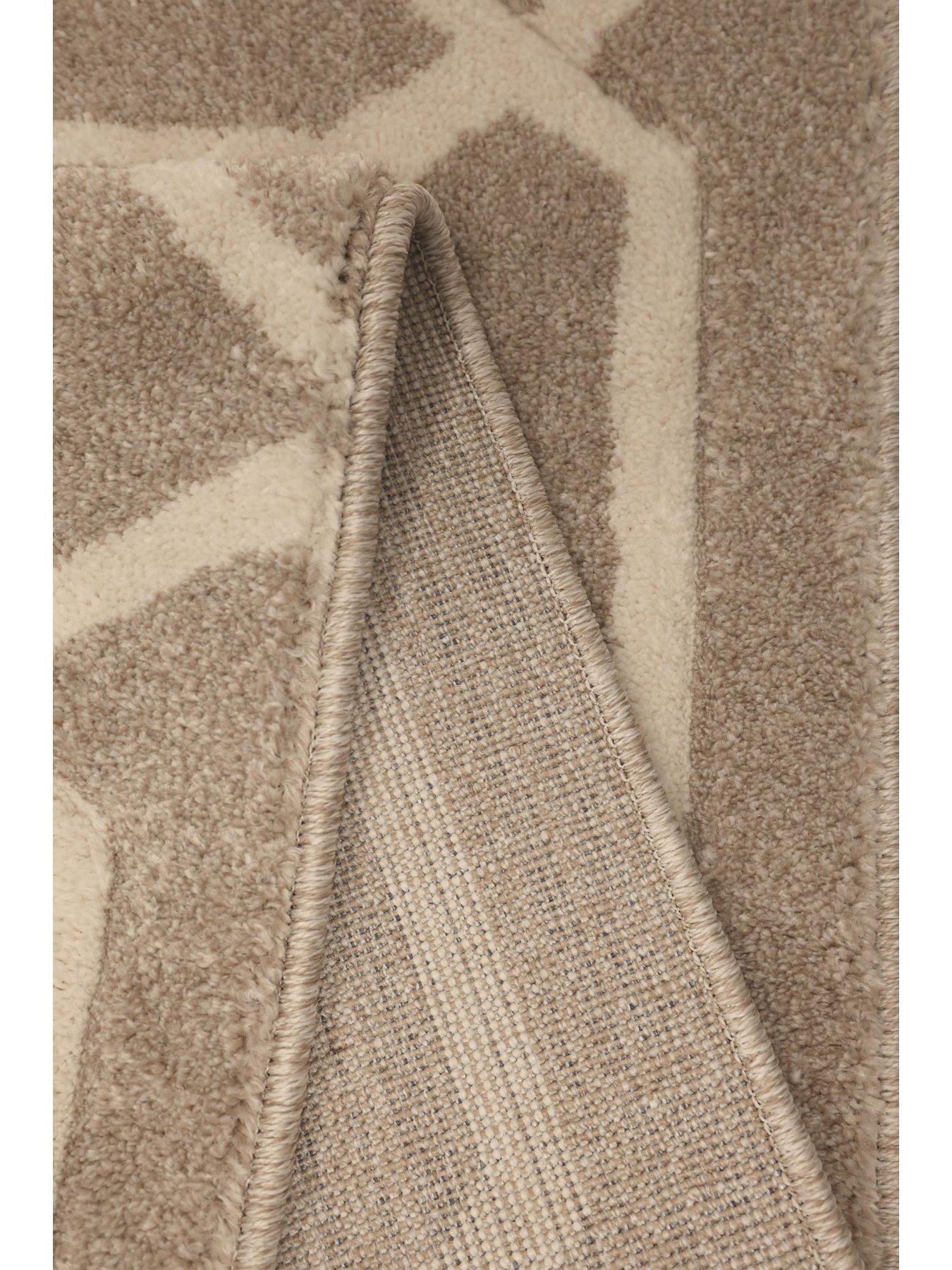 Image 3 of 4 of Very Home Newport Lattice Natural Rug