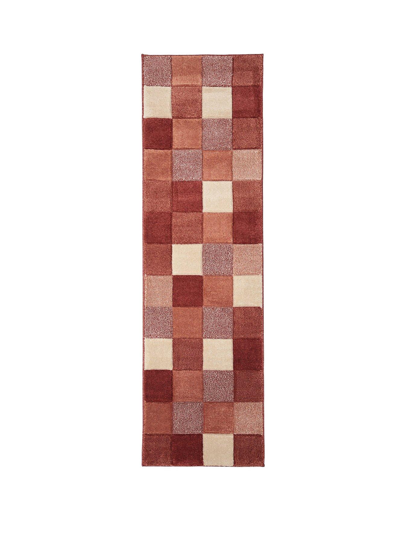 Very Home Newport Terracotta Blocks Runner