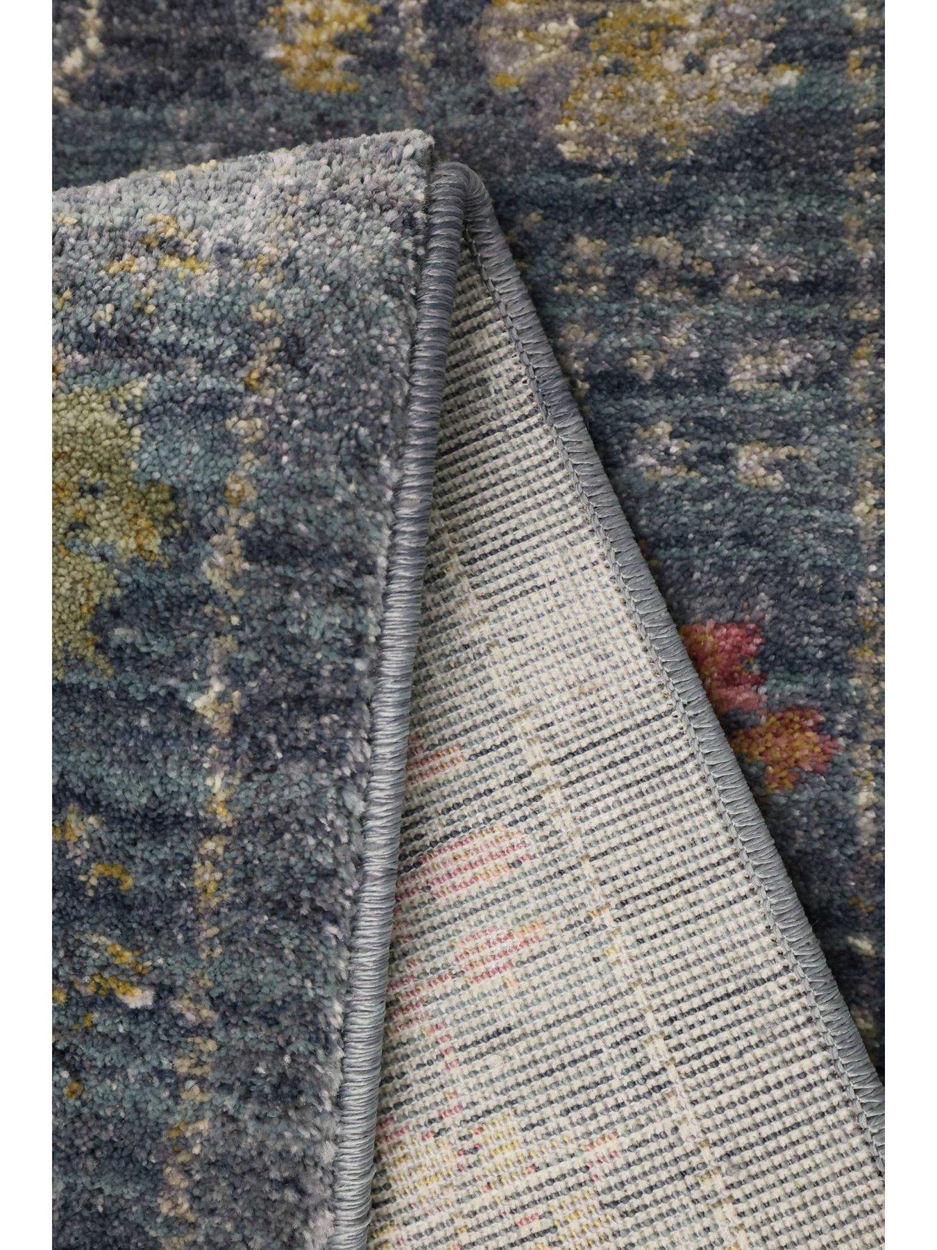 Image 4 of 4 of Very Home Orner Traditional Runner - Blue