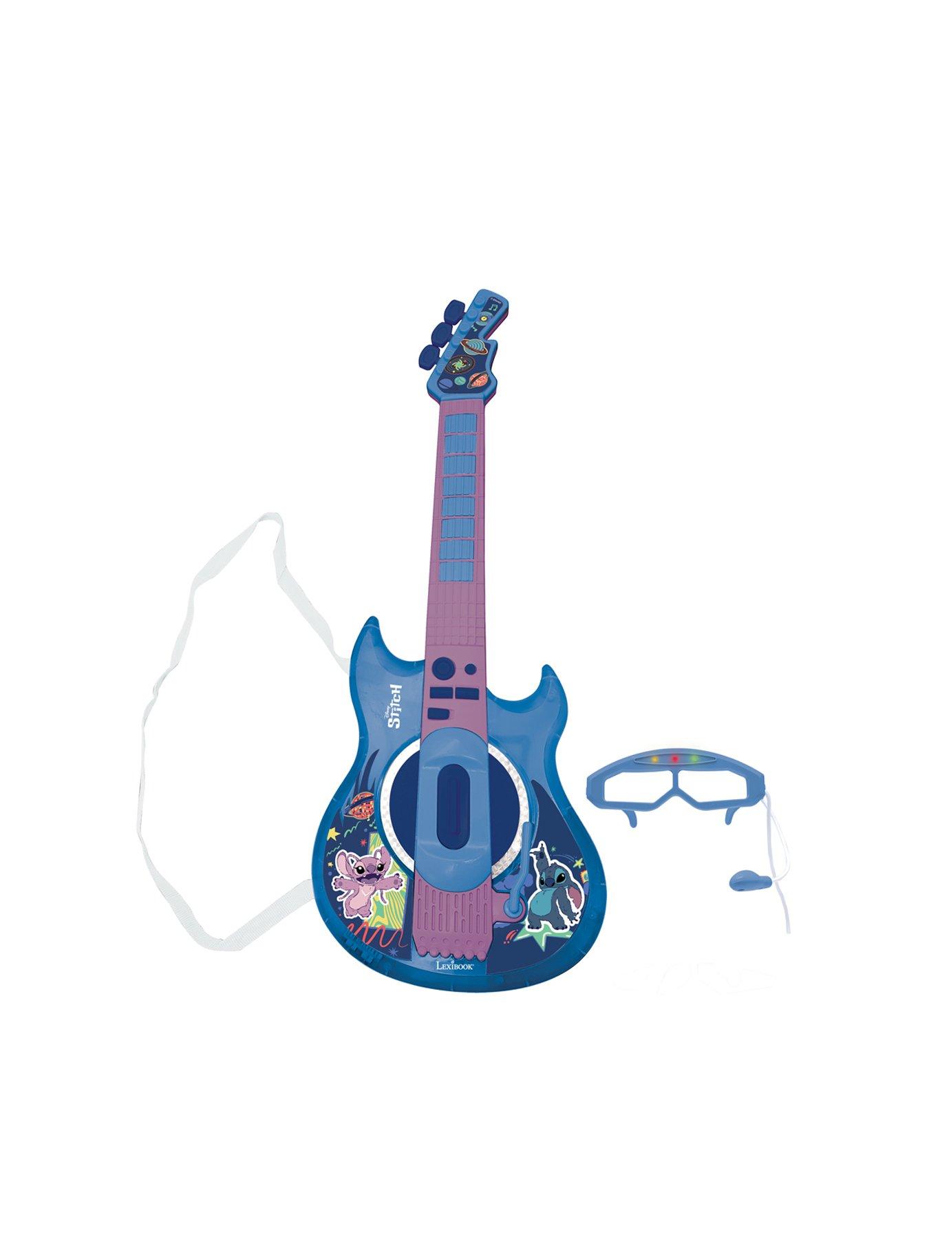  image of disney-stitch-stitch-electronic-lighting-guitar-and-glasses-with-mic