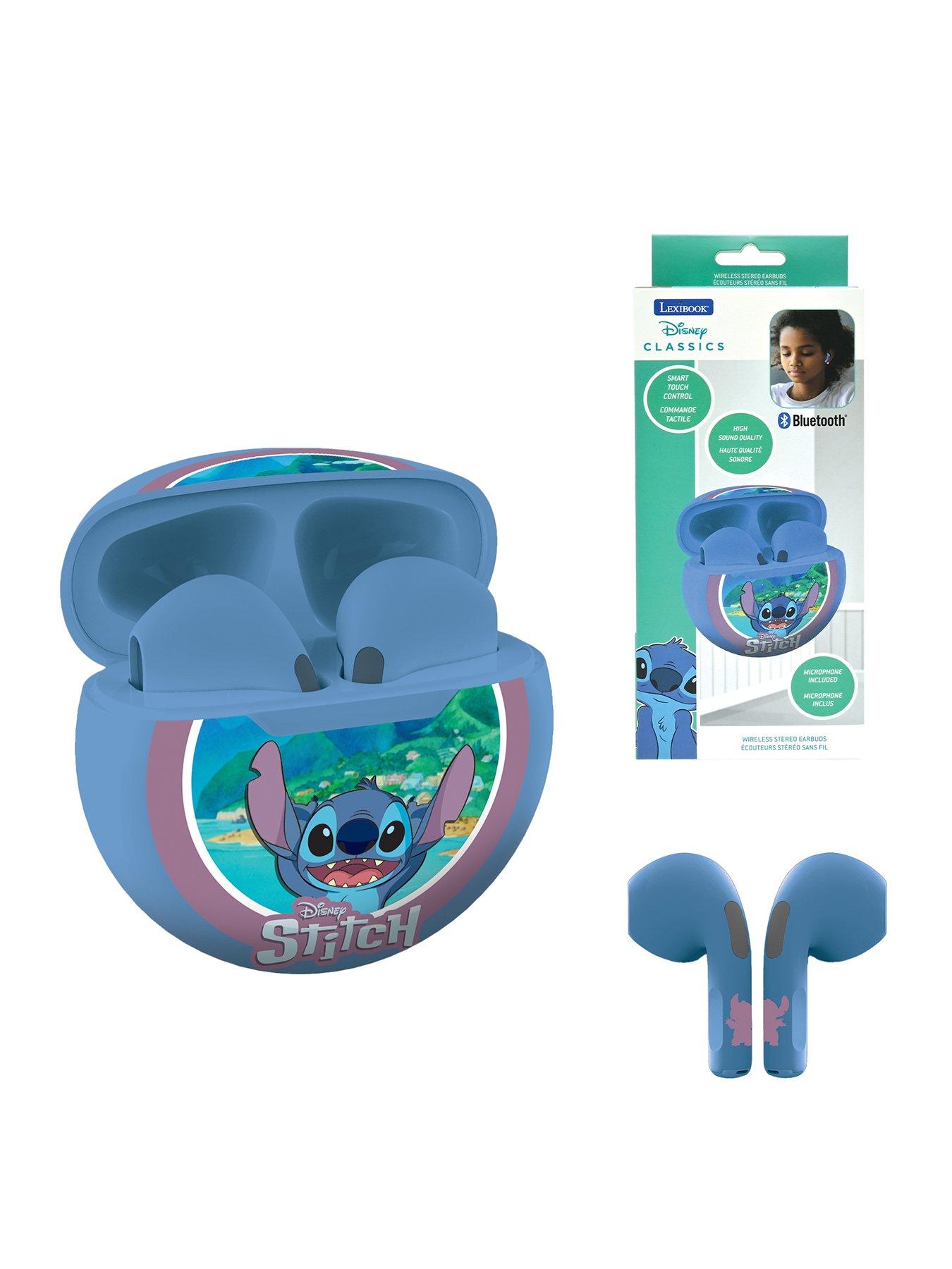 Image 1 of 8 of Disney Stitch Bluetooth Earbuds with Charging Case