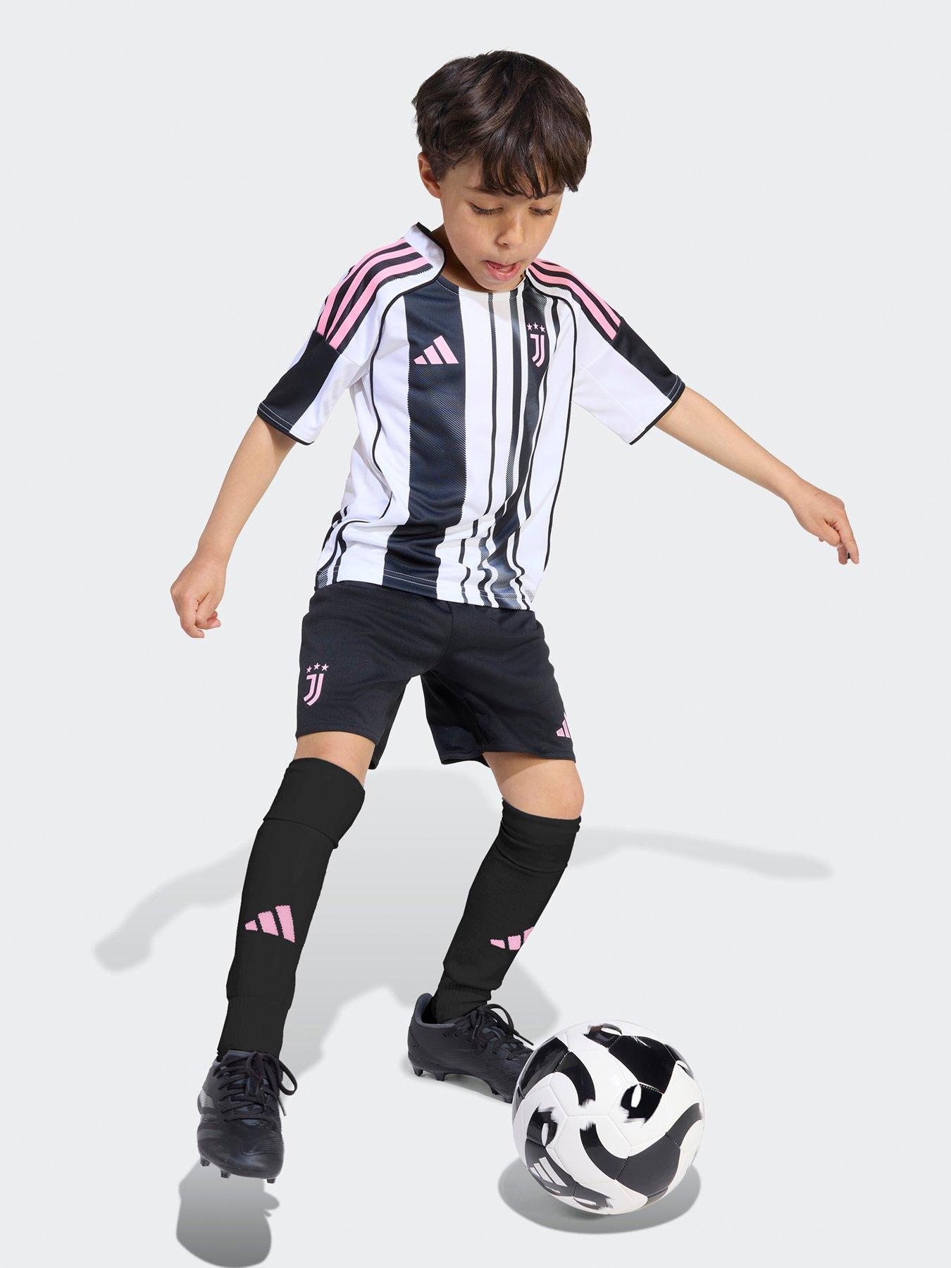  image of adidas-kids-juventus-2526-home-mini-football-kit-blackwhite
