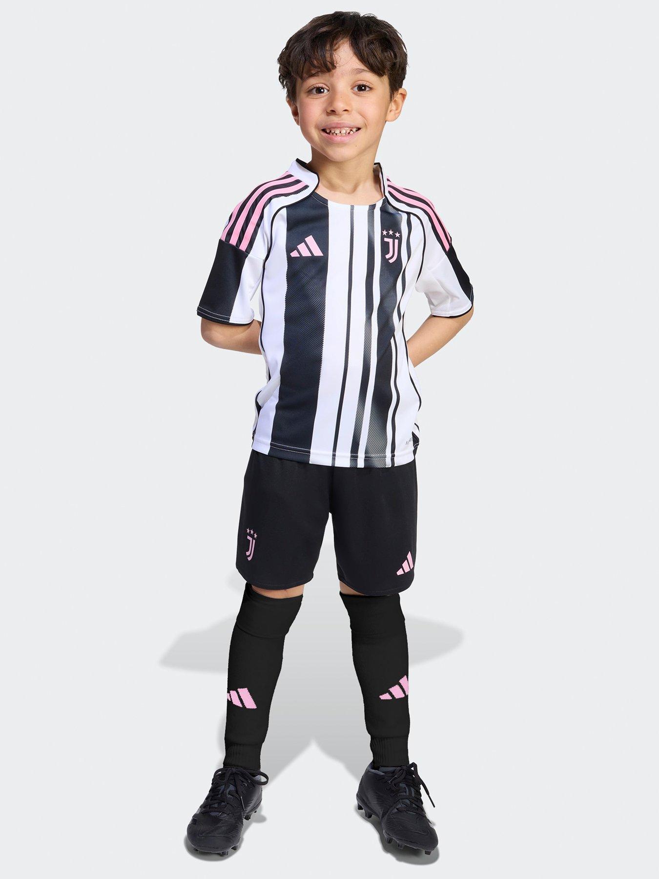  image of adidas-kids-juventus-2526-home-mini-football-kit-blackwhite