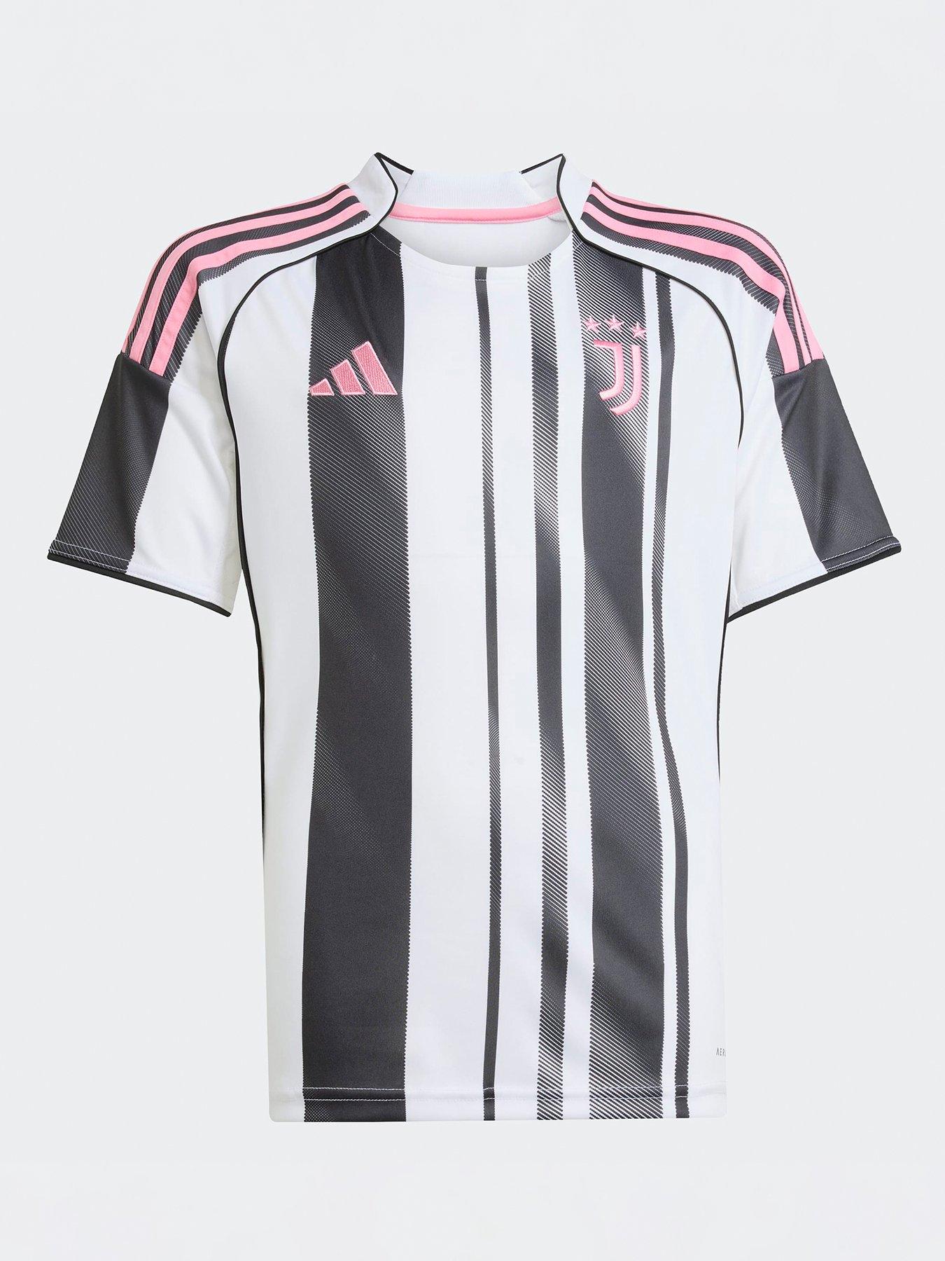 undefined Kids Juventus 25/26 Home Football Shirt - Black/White