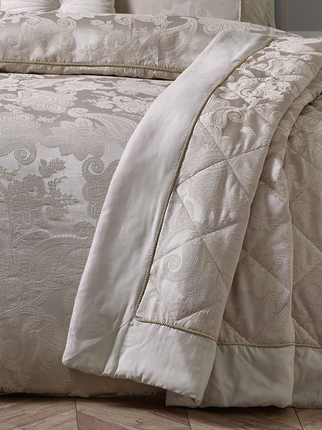  image of catherine-lansfield-opulent-jacquard-bedspread--240x260cm