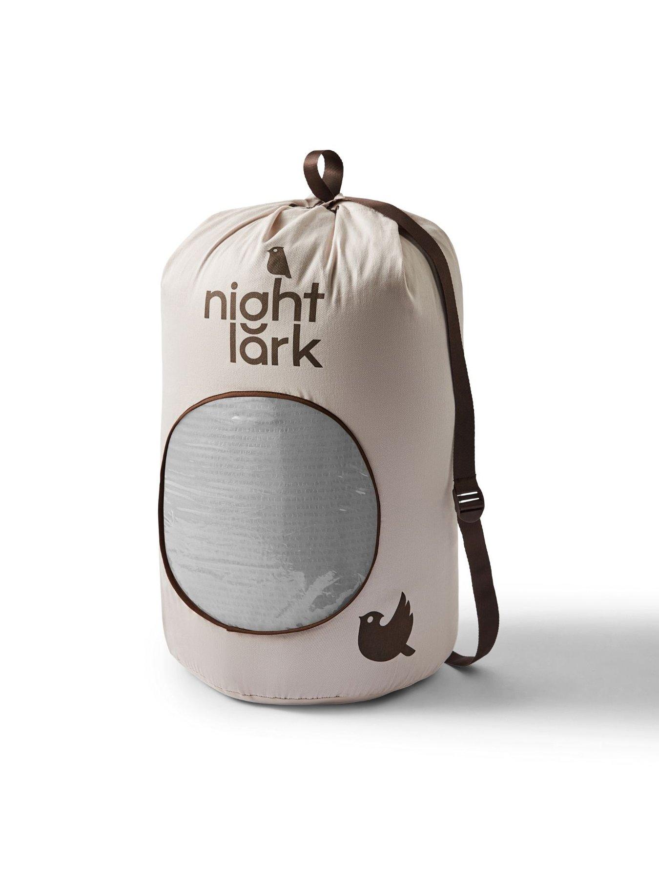  image of night-lark-seersucker-bound-45-tog-coverless-duvet-set-grey