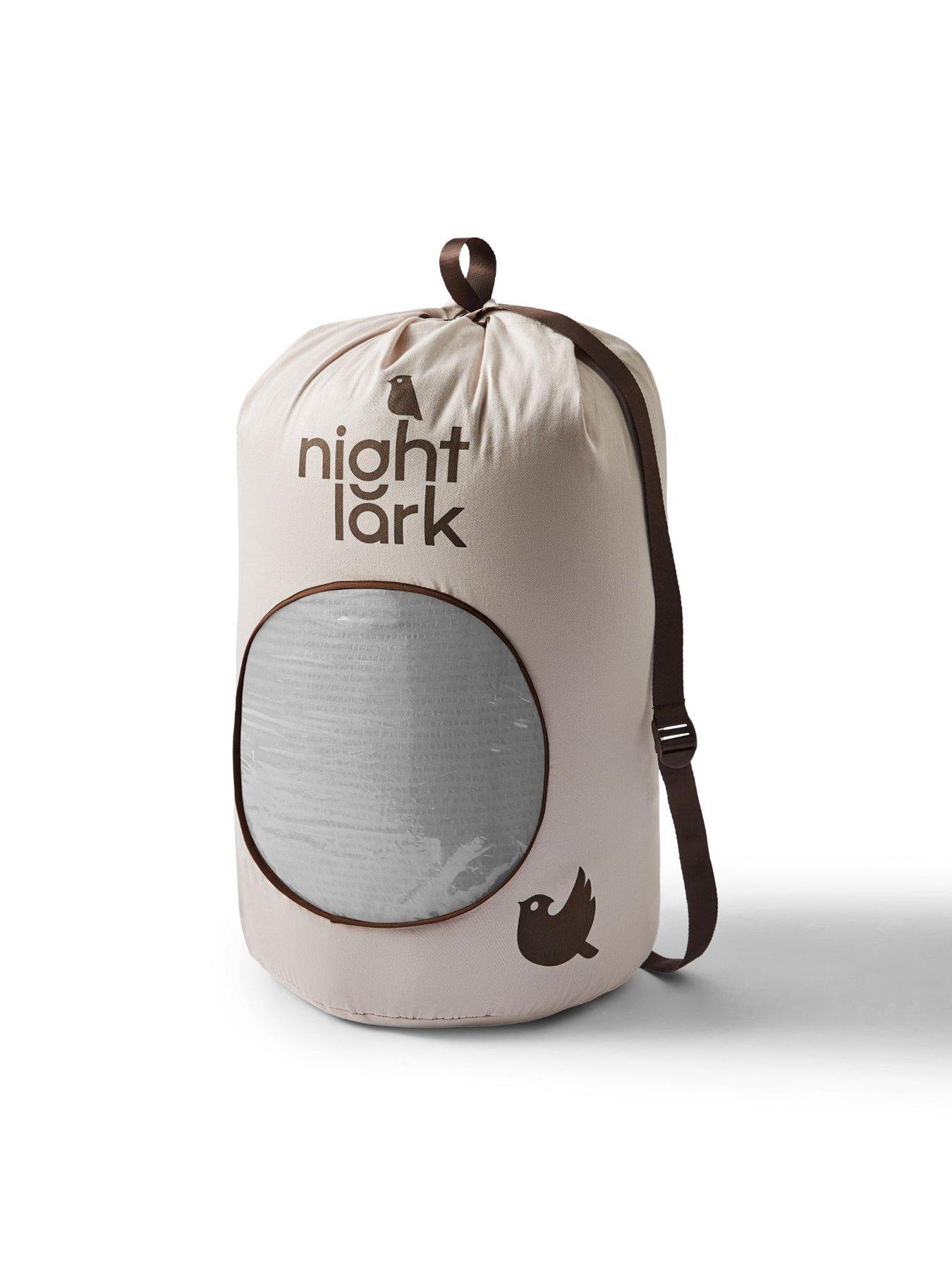  image of night-lark-seersucker-bound-105-tog-coverless-duvet-set-grey