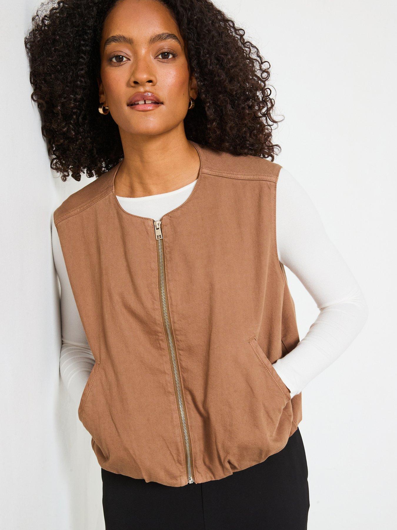 undefined Waistcoat Doris - Brown