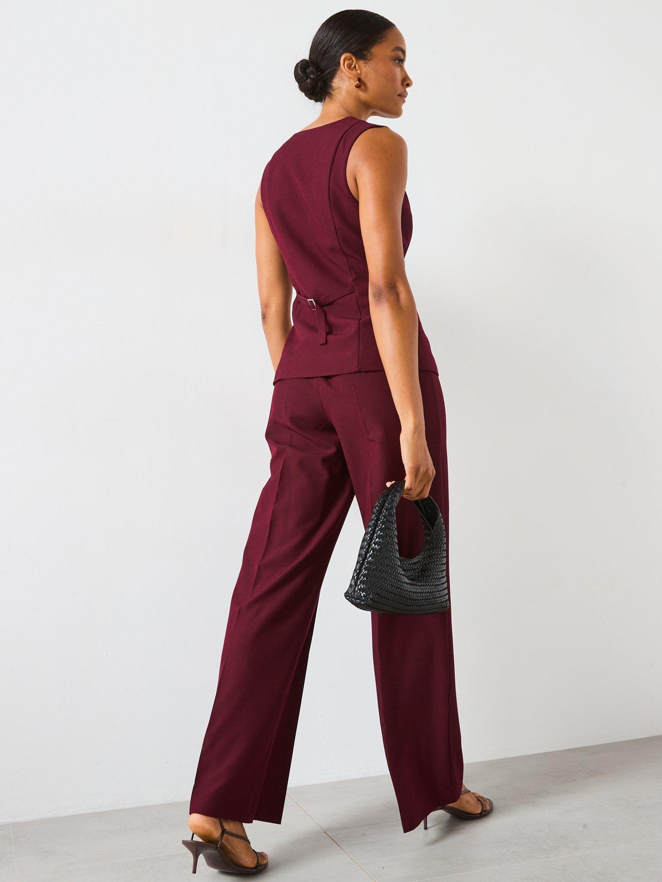 Image 6 of 6 of Mango Tailored Waistcoat Jumpsuit