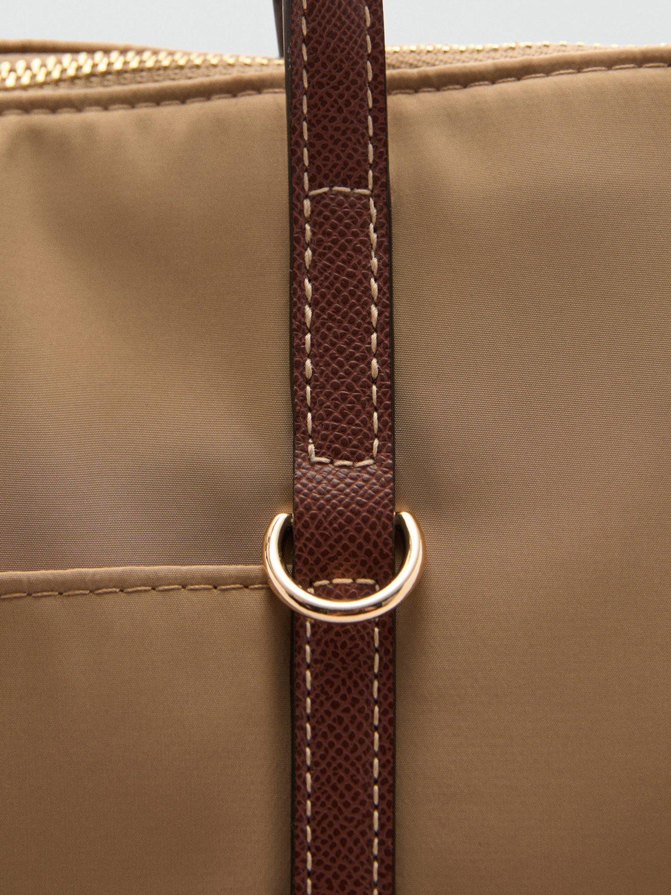 Image 3 of 4 of Mango Shopper Bag With Double Handle - Beige
