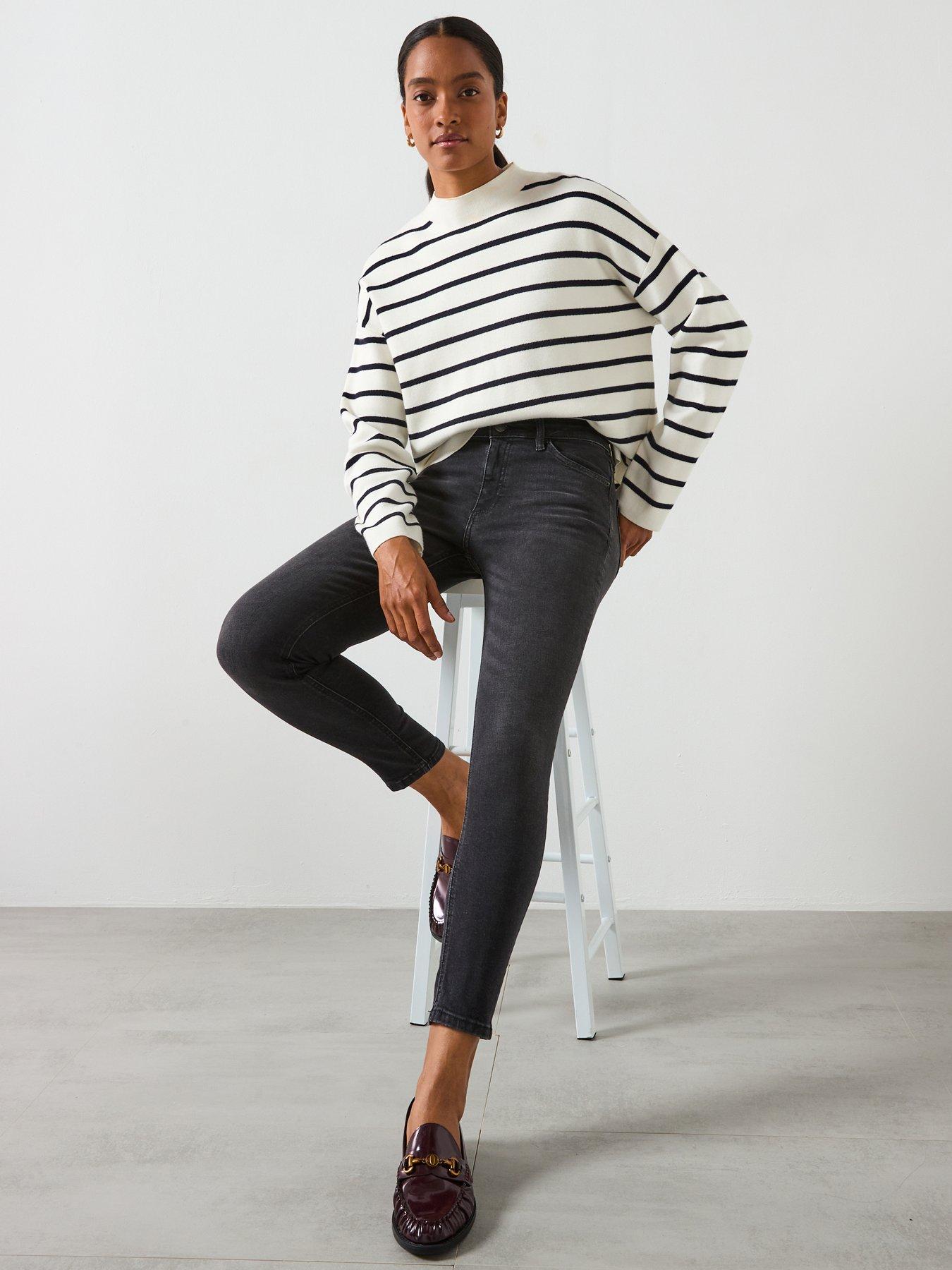  image of mango-mid-rise-skinny-jeans