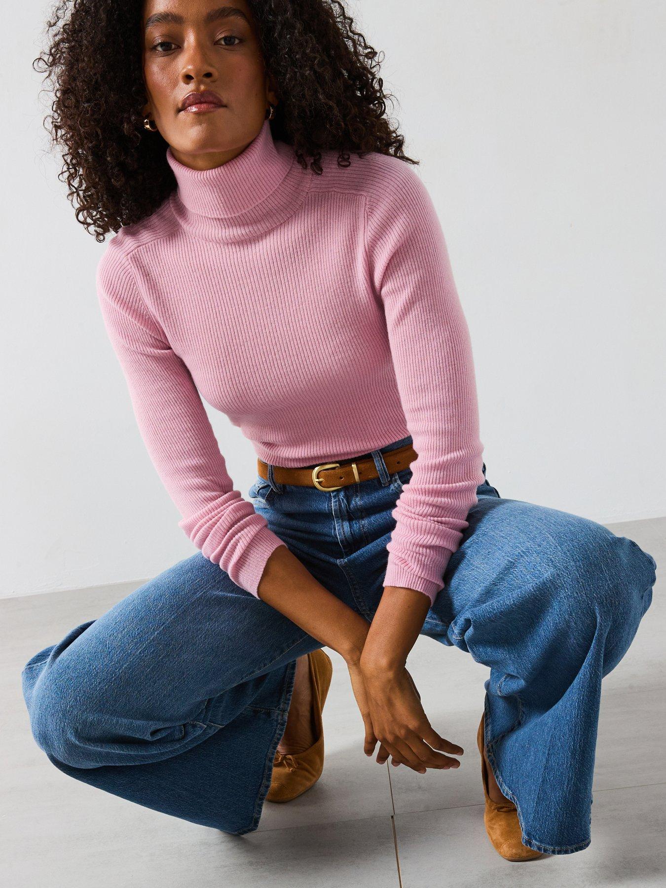 Image 1 of 6 of Mango Sweater Lanote - Pink