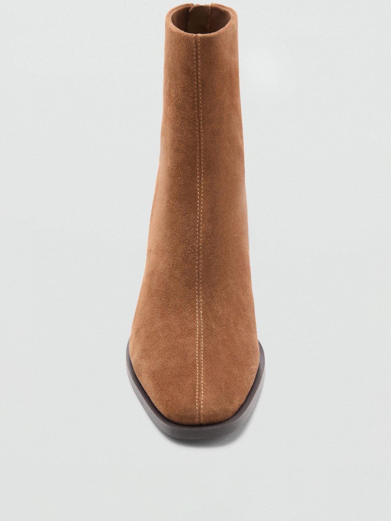 Image 2 of 5 of Mango Suede Ankle Boots