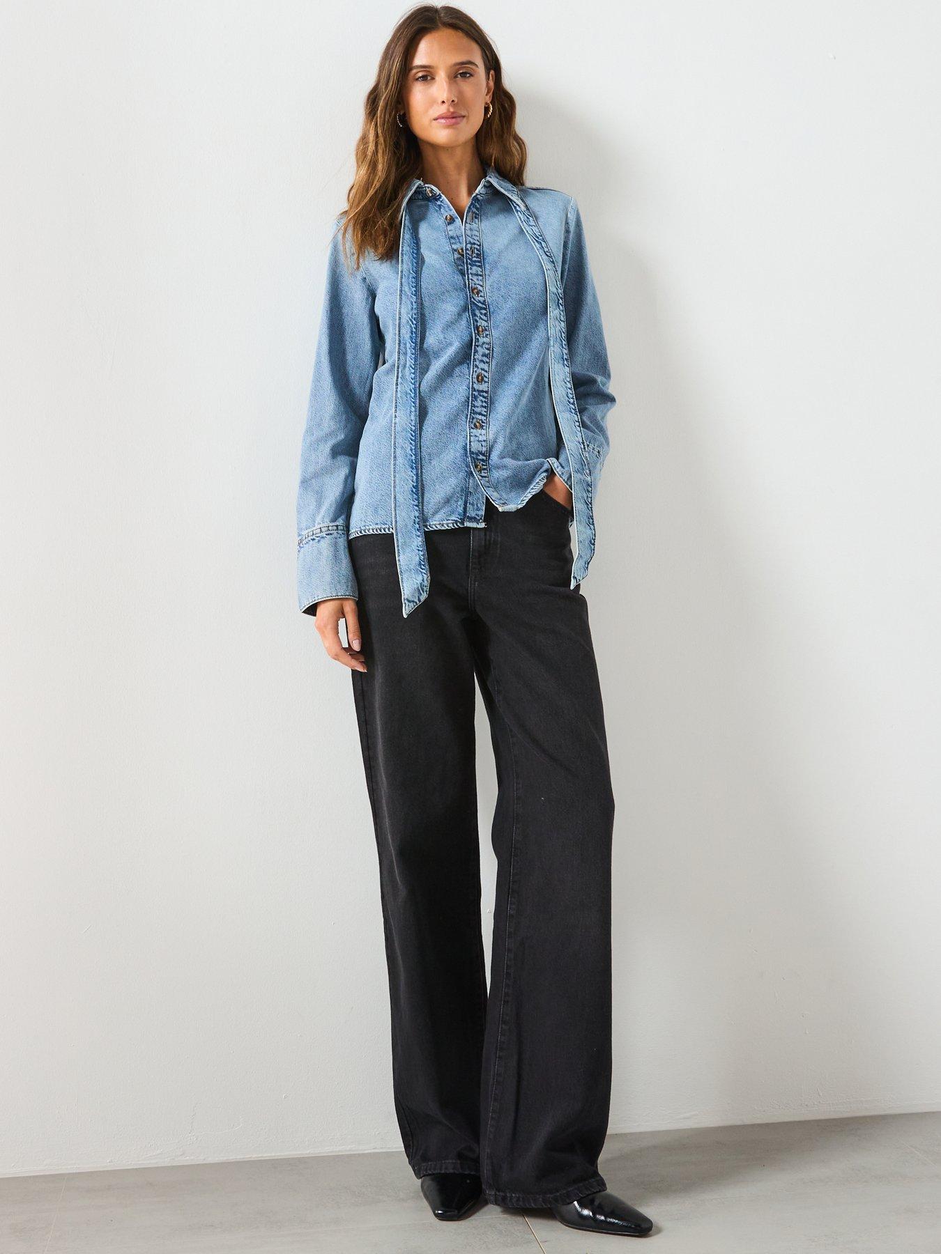 Image 3 of 6 of Mango Shirt Lana - Blue