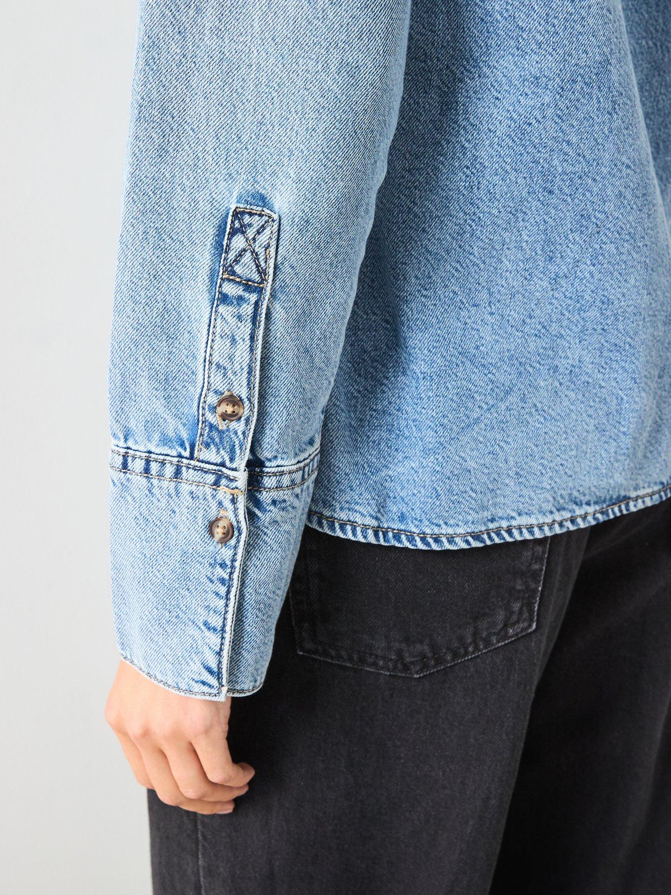 Image 5 of 6 of Mango Shirt Lana - Blue