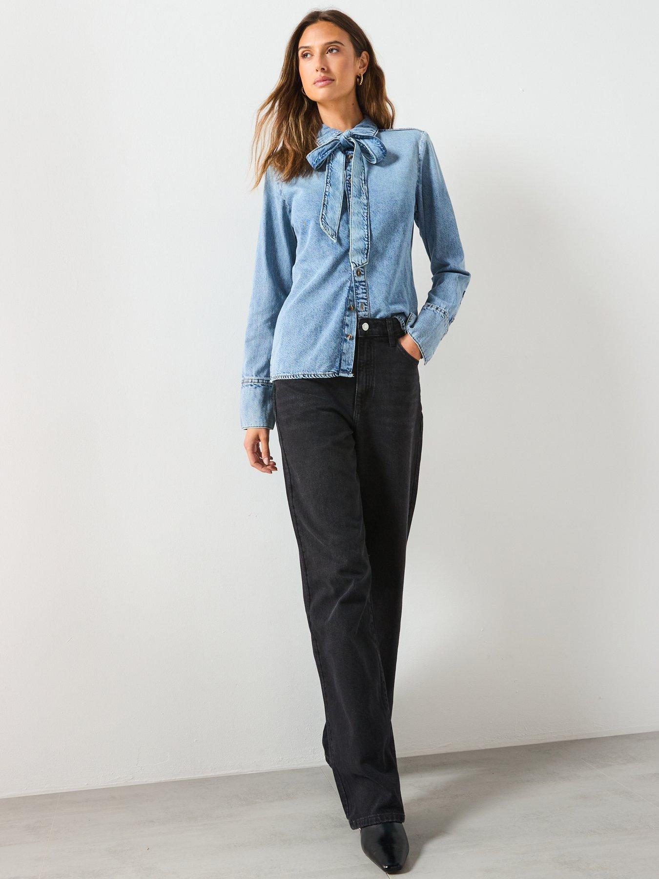 Image 6 of 6 of Mango Shirt Lana - Blue
