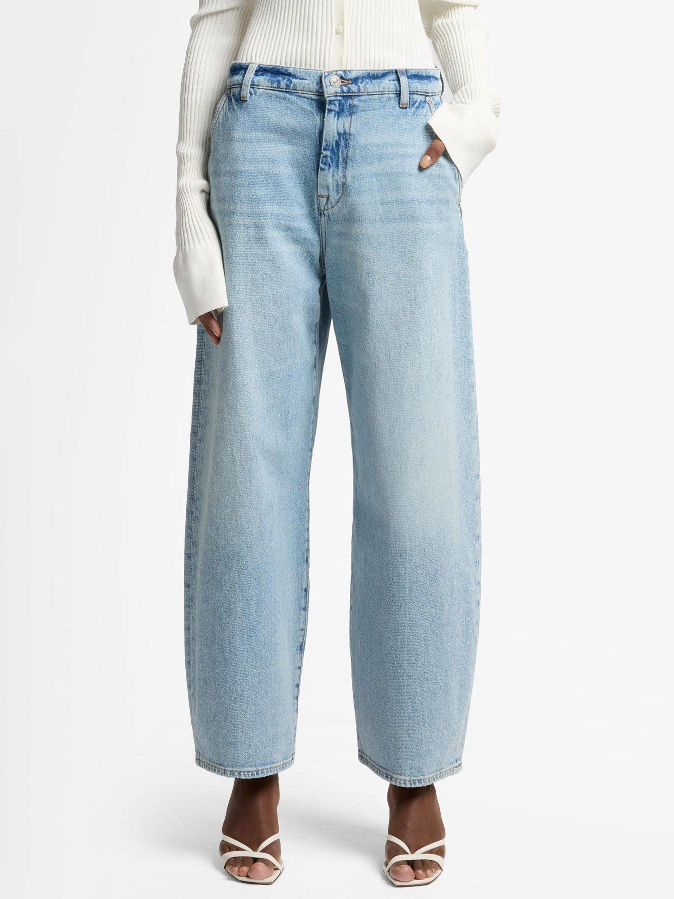 Image 1 of 6 of 7 FOR ALL MANKIND Bonnie Balloon Leg Trousers - Light Wash