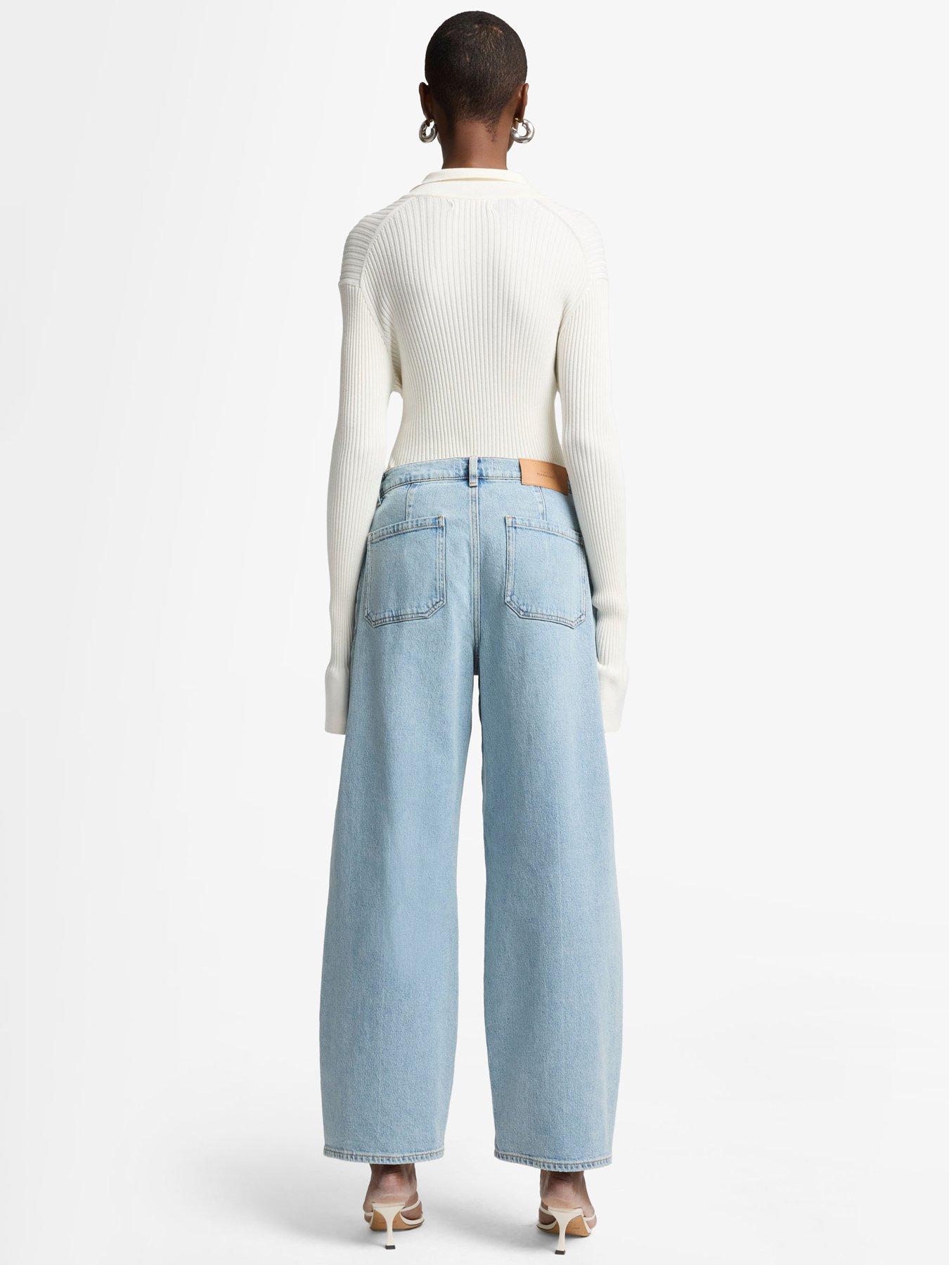 Image 5 of 6 of 7 FOR ALL MANKIND Bonnie Balloon Leg Trousers - Light Wash