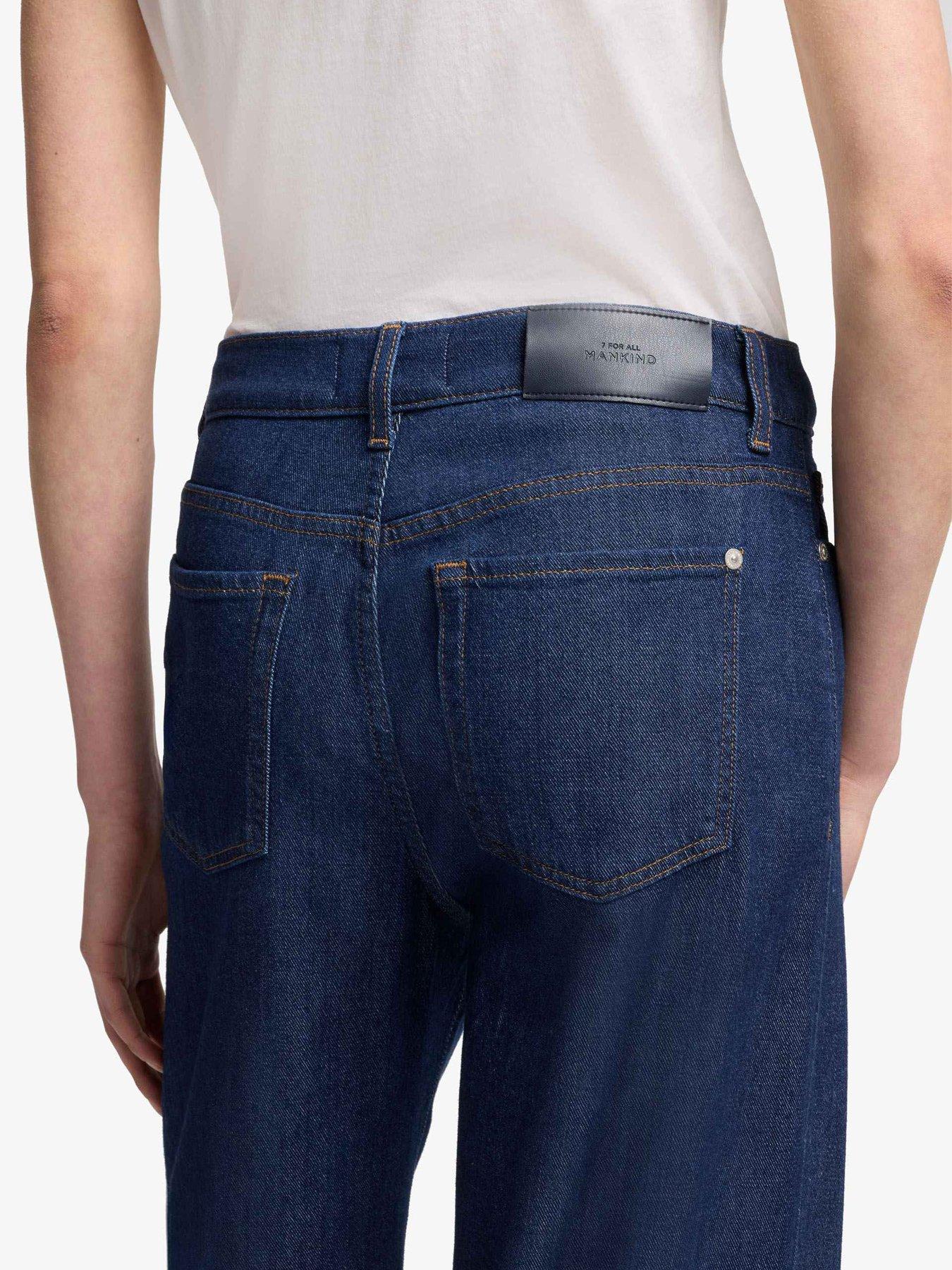 Image 2 of 6 of 7 FOR ALL MANKIND Lotta Wide Leg Jeans - Blue