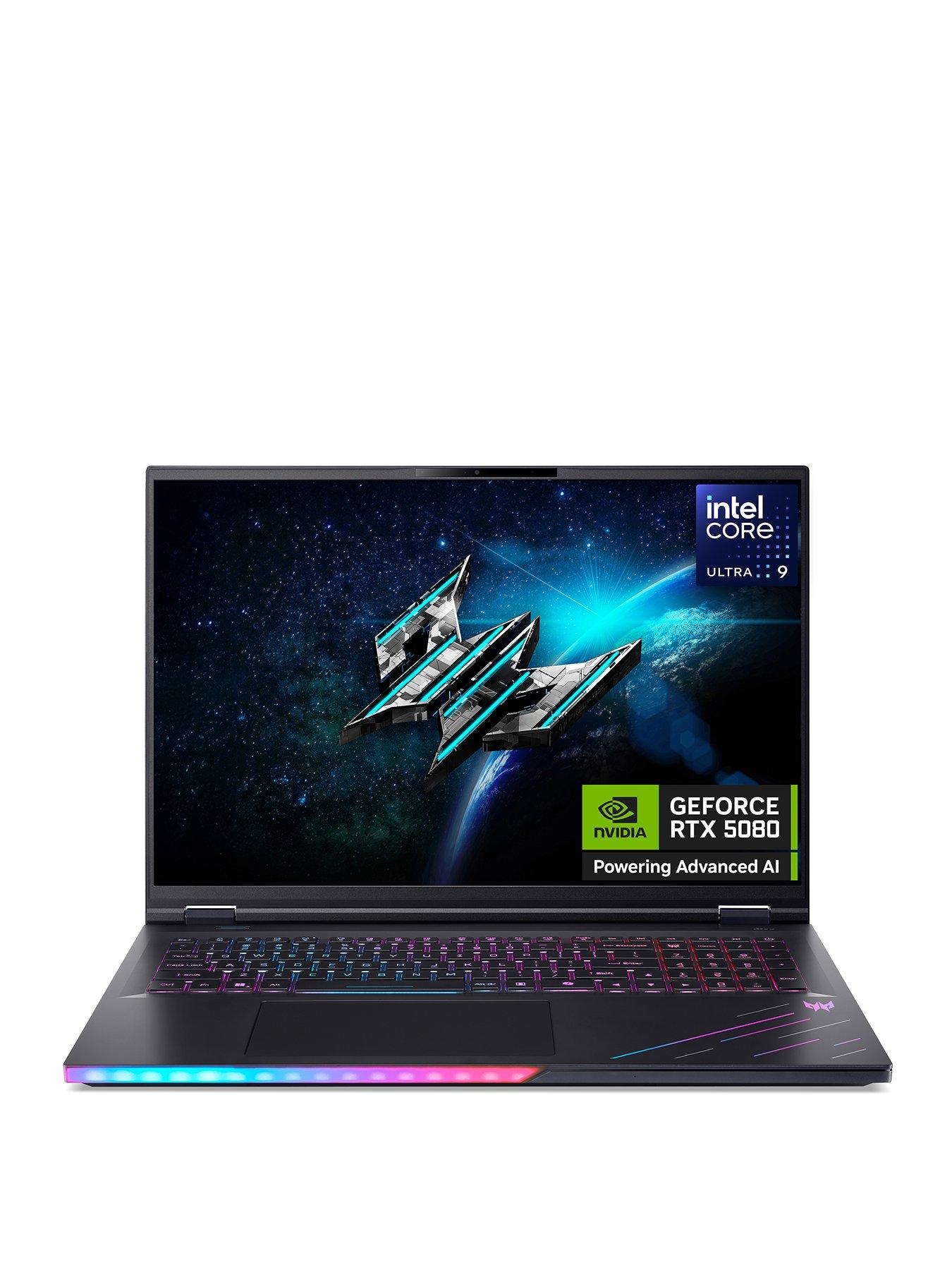 Image 1 of 8 of Acer Predator Helios AI Gaming Laptopv - GeForce RTX 5080 - Intel Core Ultra 9 275HX - 32 GB - 2TB - 18in